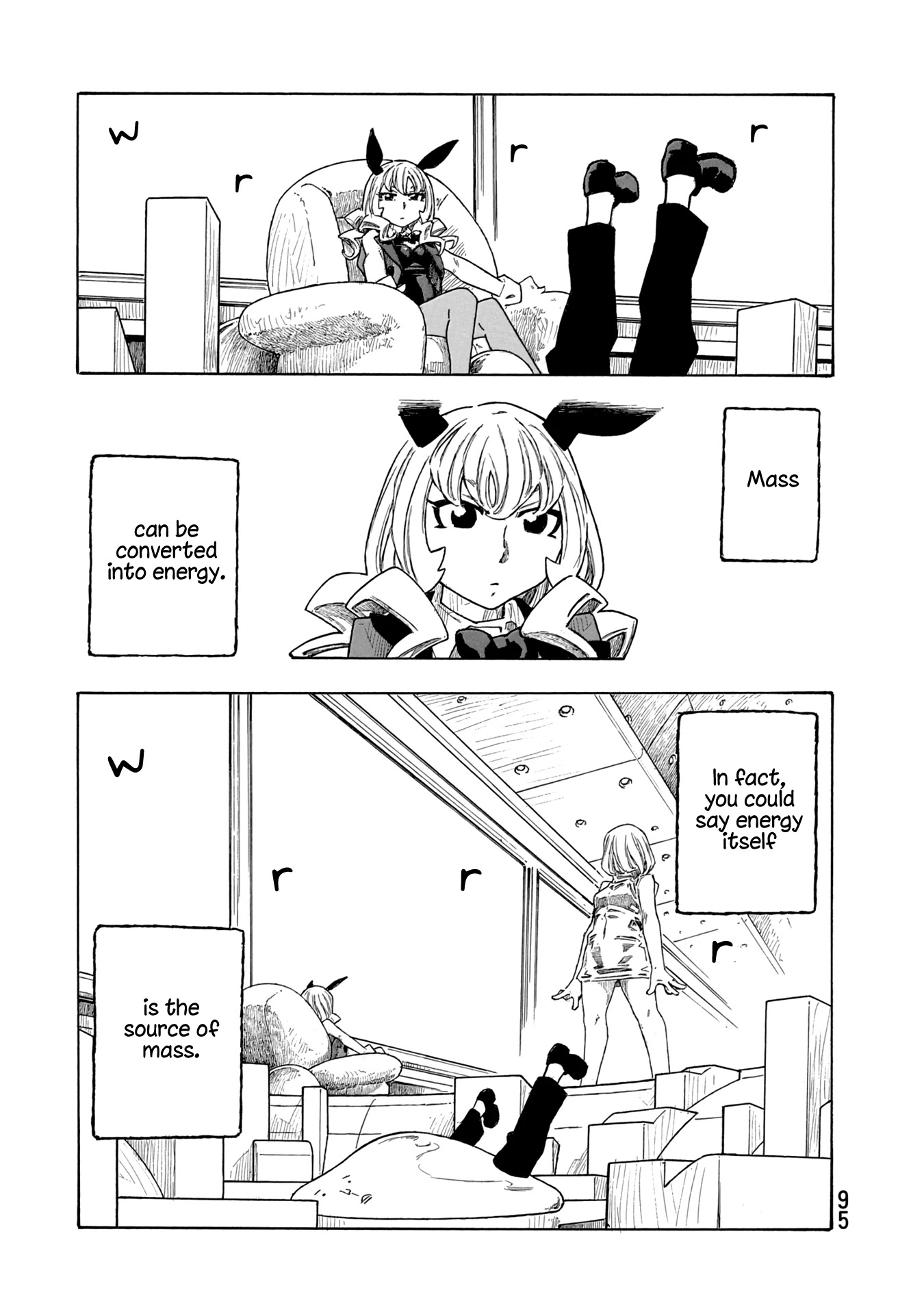 Madowanai Hoshi Chapter 44 page 1 - Chapter 44: Gravitational Waves