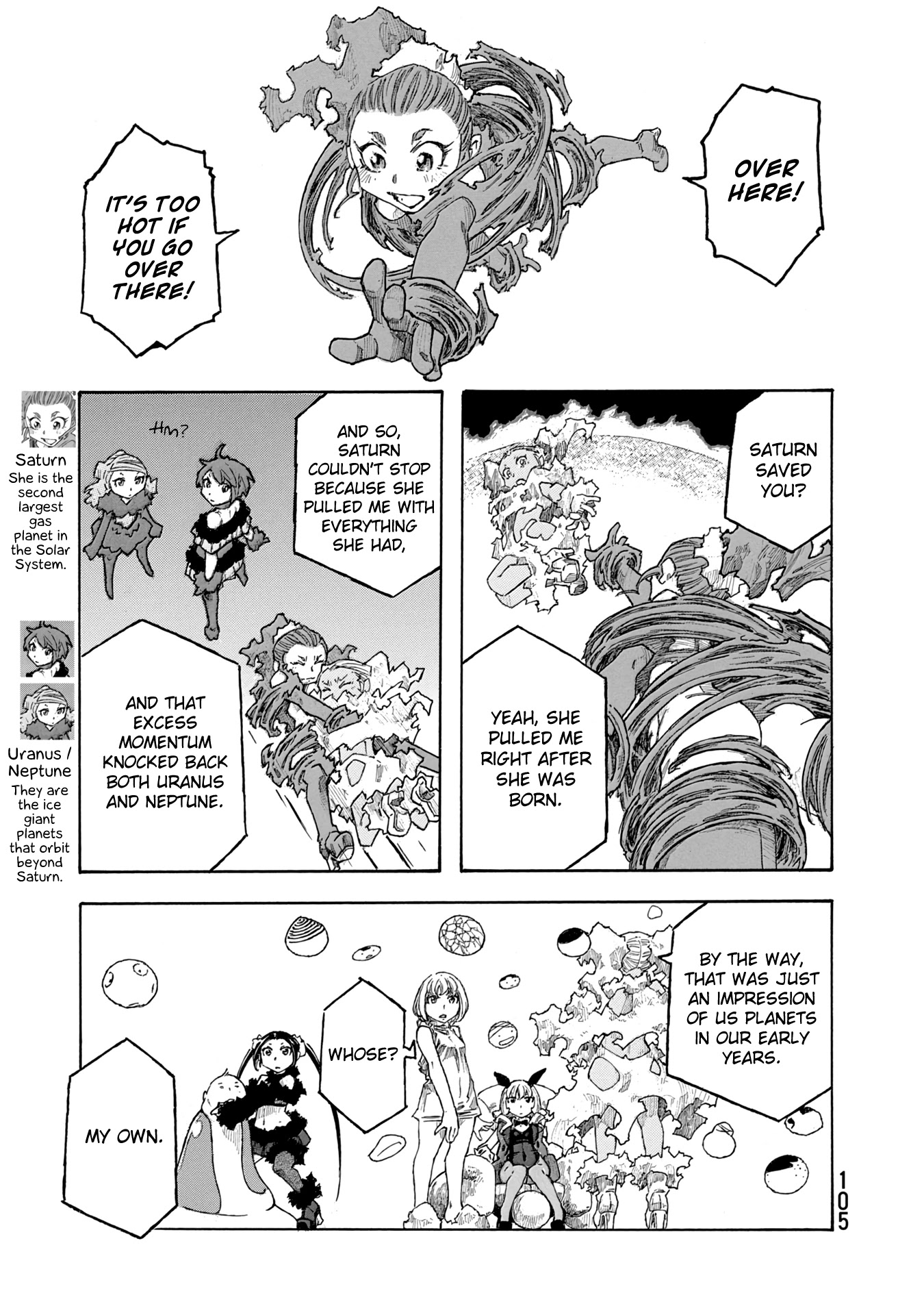 Madowanai Hoshi Chapter 44 page 11 - Chapter 44: Gravitational Waves