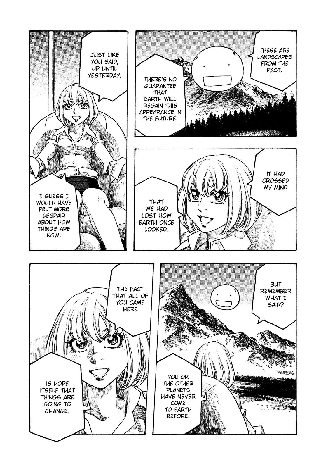 Madowanai Hoshi Chapter 7 page 6 - Chapter 7: Hope for the Future