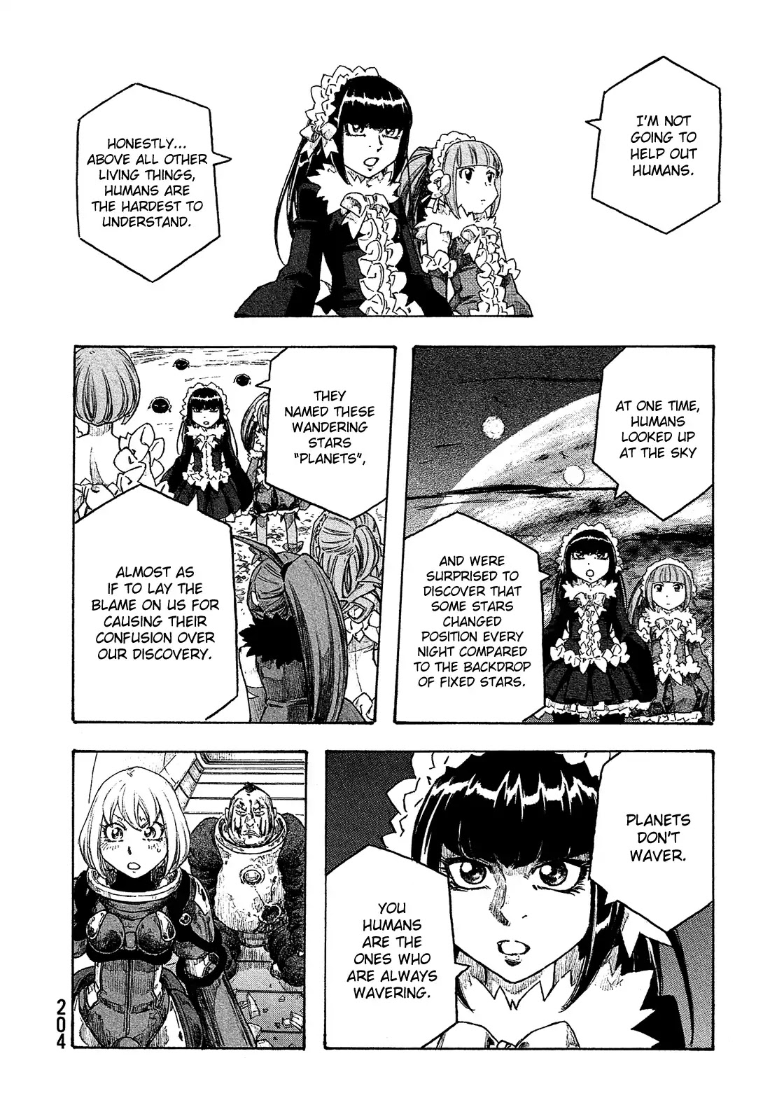 Madowanai Hoshi Chapter 9 page 22 - Chapter 9: Planets Don't Waver