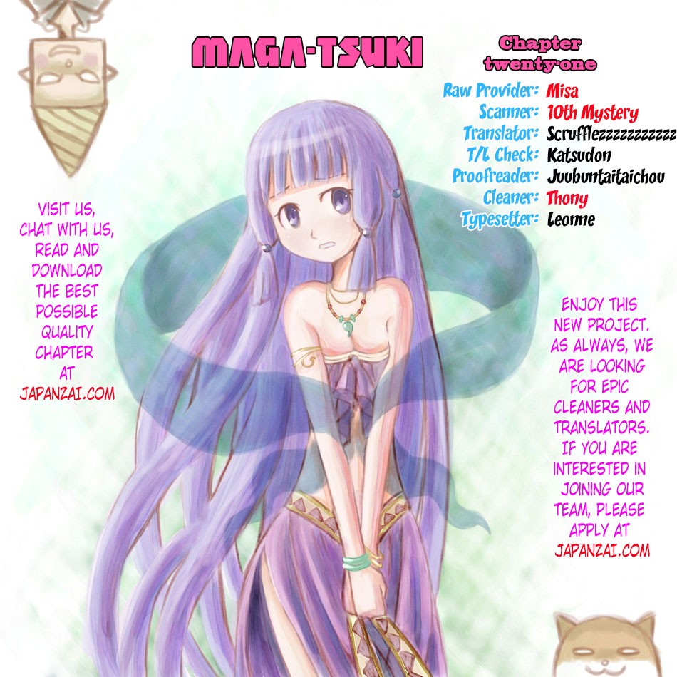 Maga Tsuki Chapter 21 page 1 - Chapter 21: I Will Also Work