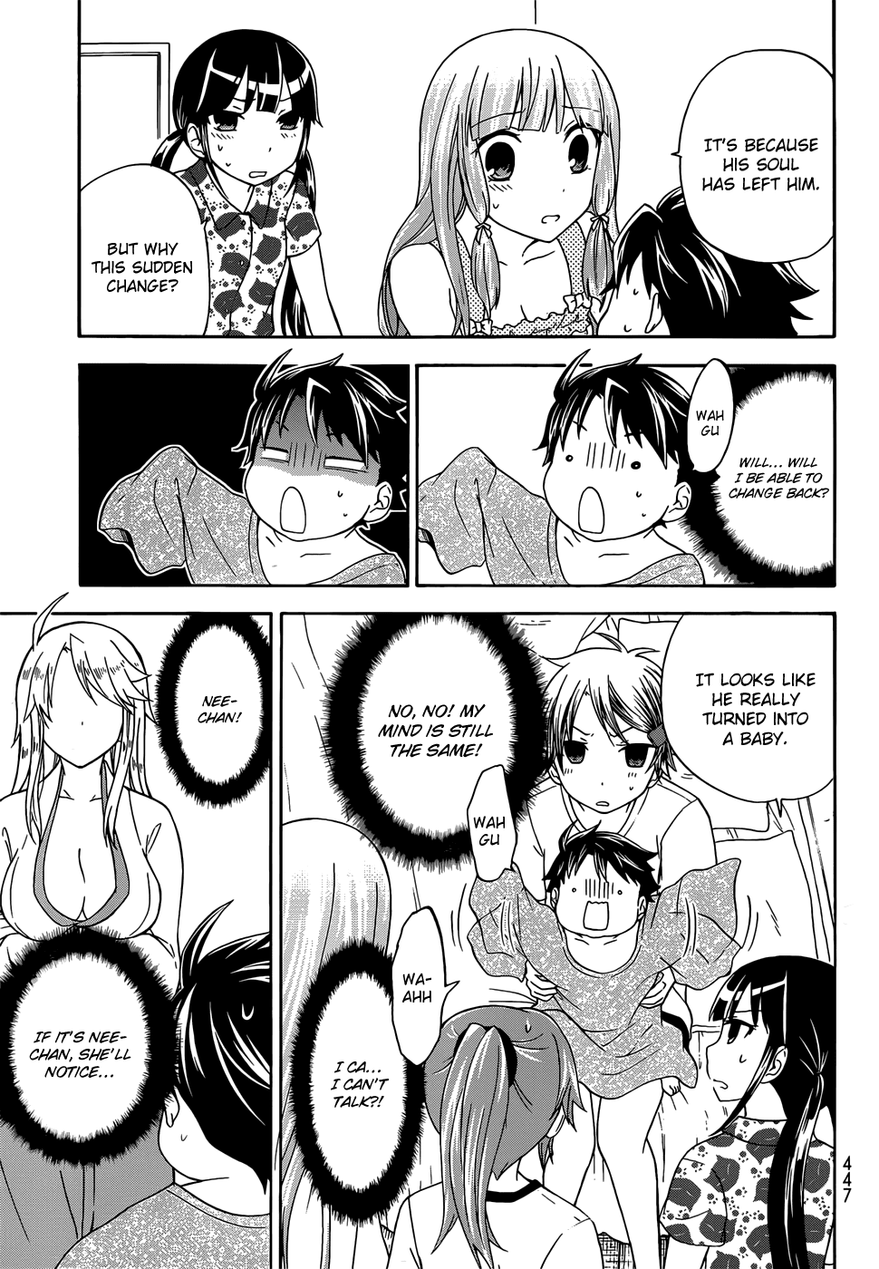 Maga Tsuki Chapter 30 page 7 - Chapter 30: He's a baby