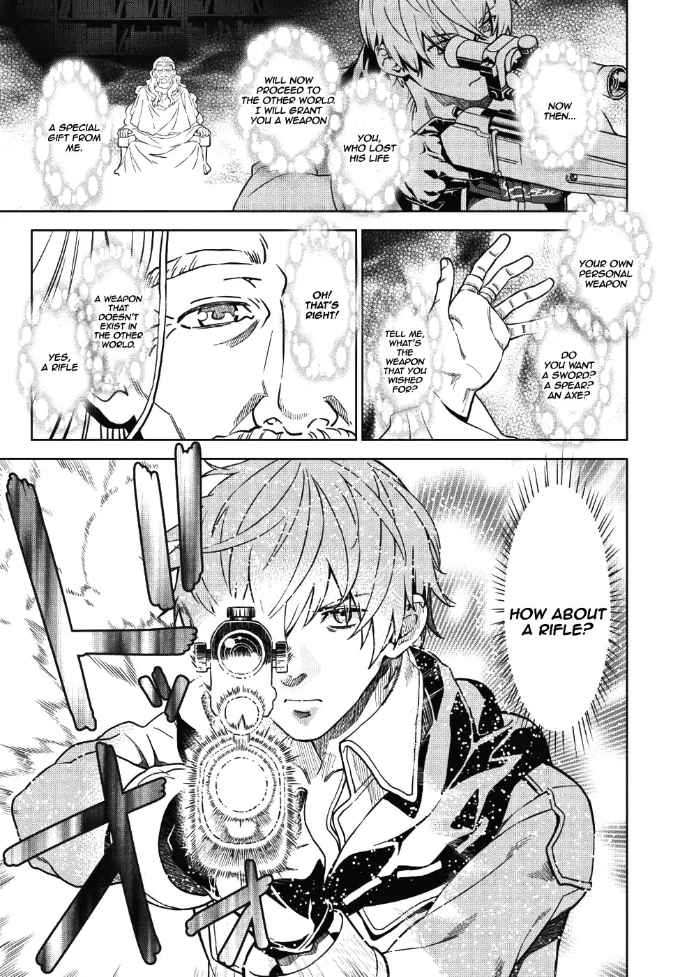 Magan to Dangan o Tsukatte Isekai o Buchinuku! Chapter 1 page 8 - Chapter 1