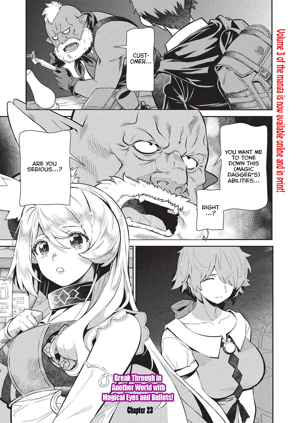 Magan to Dangan o Tsukatte Isekai o Buchinuku! Chapter 23 page 2 - Chapter 23