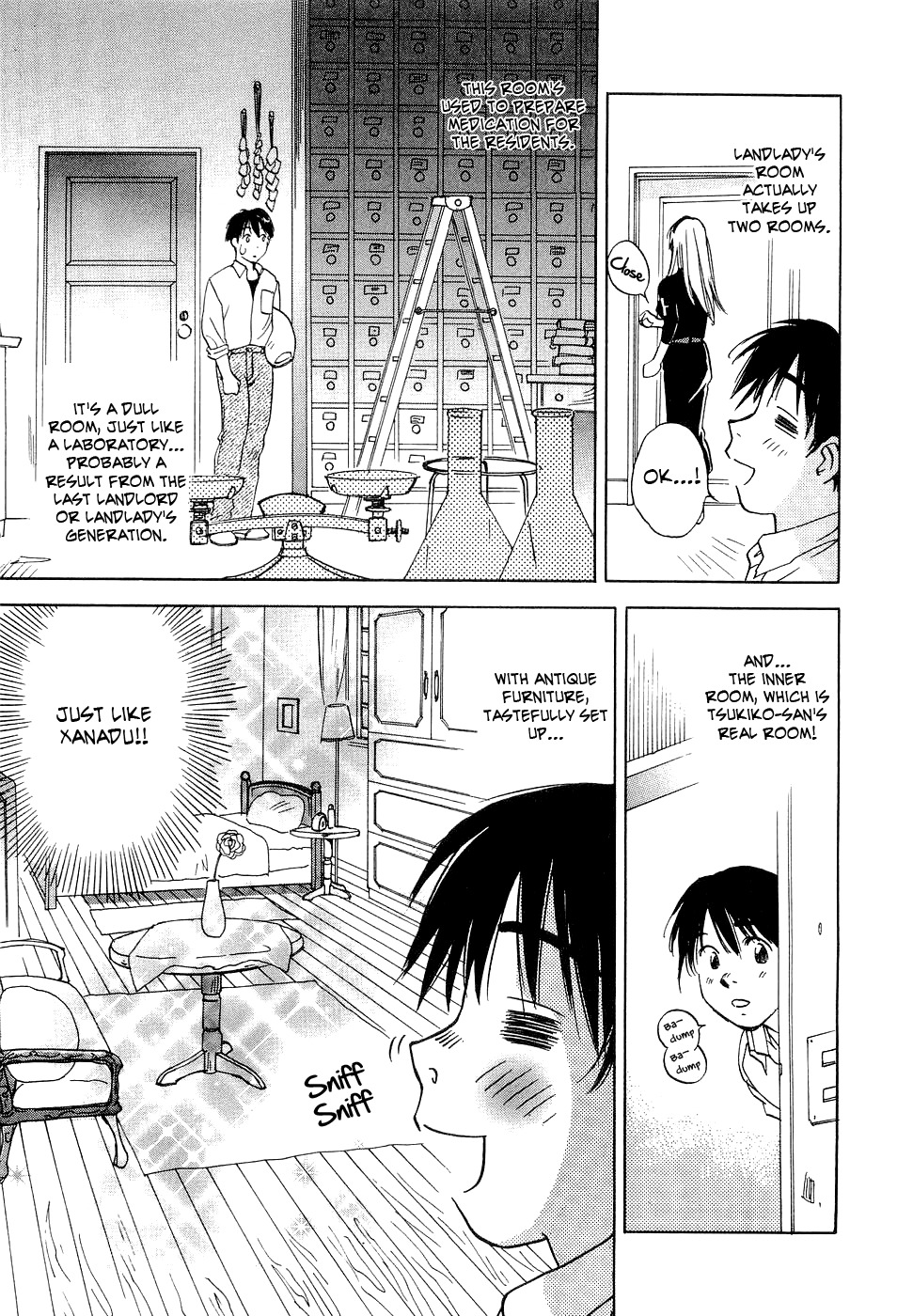 Magetsukan Kitan Chapter 23 page 14 - Chapter 23: The Landlady's Room