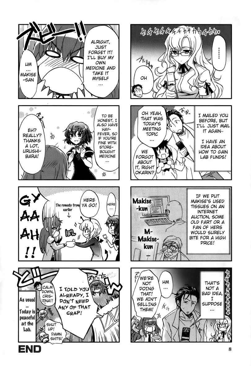 Magi-Cu 4-koma - Steins;Gate - Sekaisen Hendouritsu x. 091015% Chapter 3.1 page 6 - Vol.3 Chapter 1