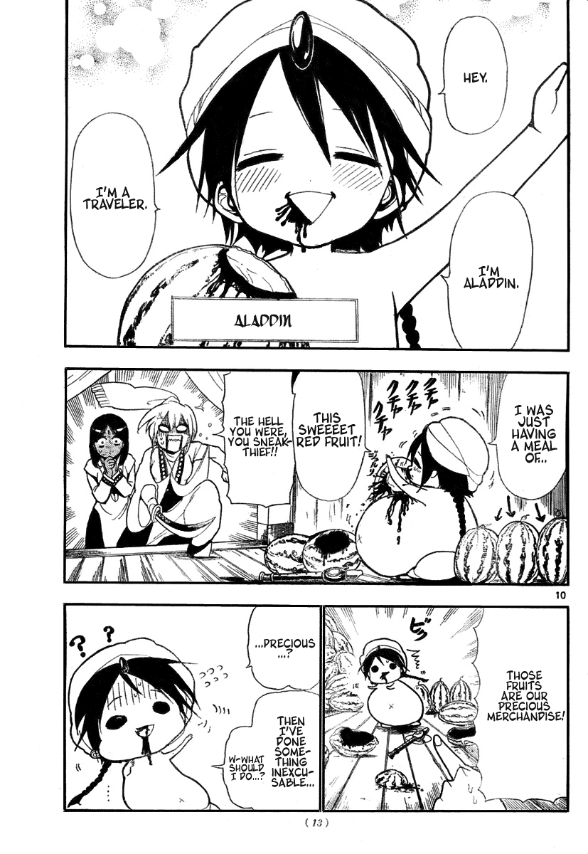 Magi - Labyrinth of Magic Chapter 1 page 10 - Chapter 1: His Name is Aladdin