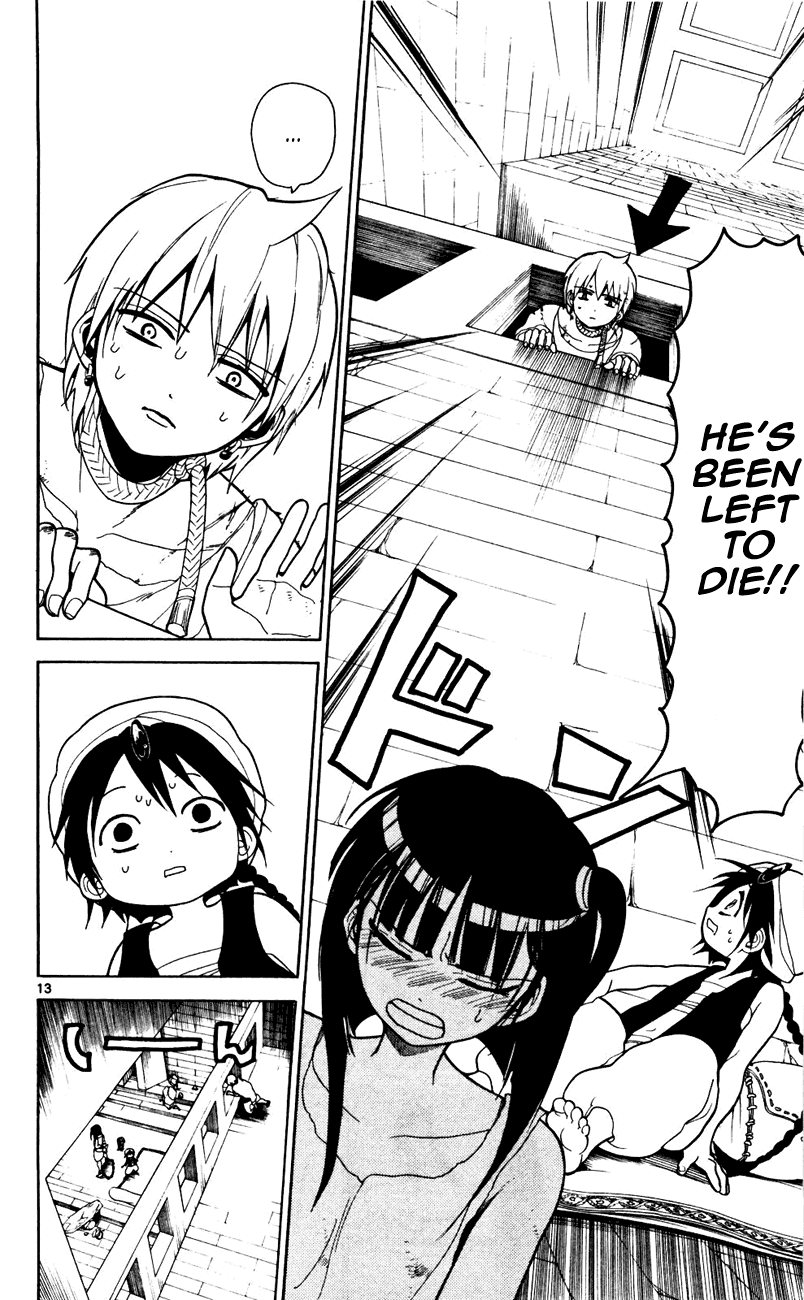 Magi - Labyrinth of Magic Chapter 10 page 14 - Chapter 10: Sabotage