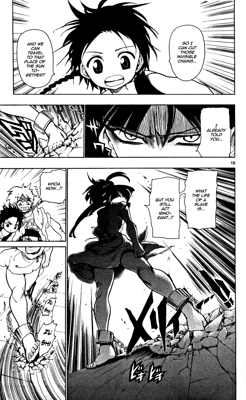 Magi - Labyrinth of Magic Chapter 10 page 17 - Chapter 10: Sabotage