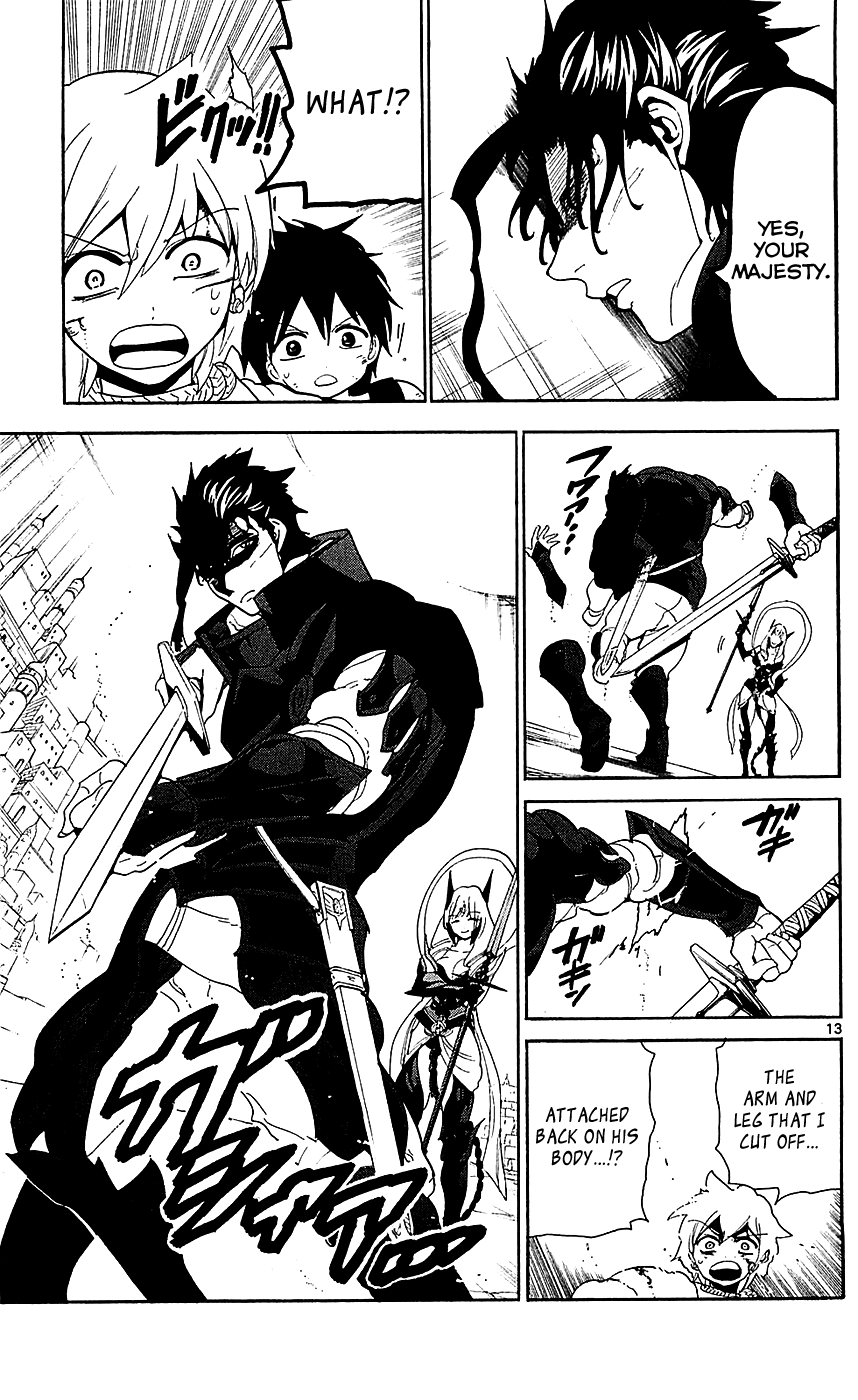 Magi - Labyrinth of Magic Chapter 101 page 14 - Chapter 101: Dark Djinn Equip