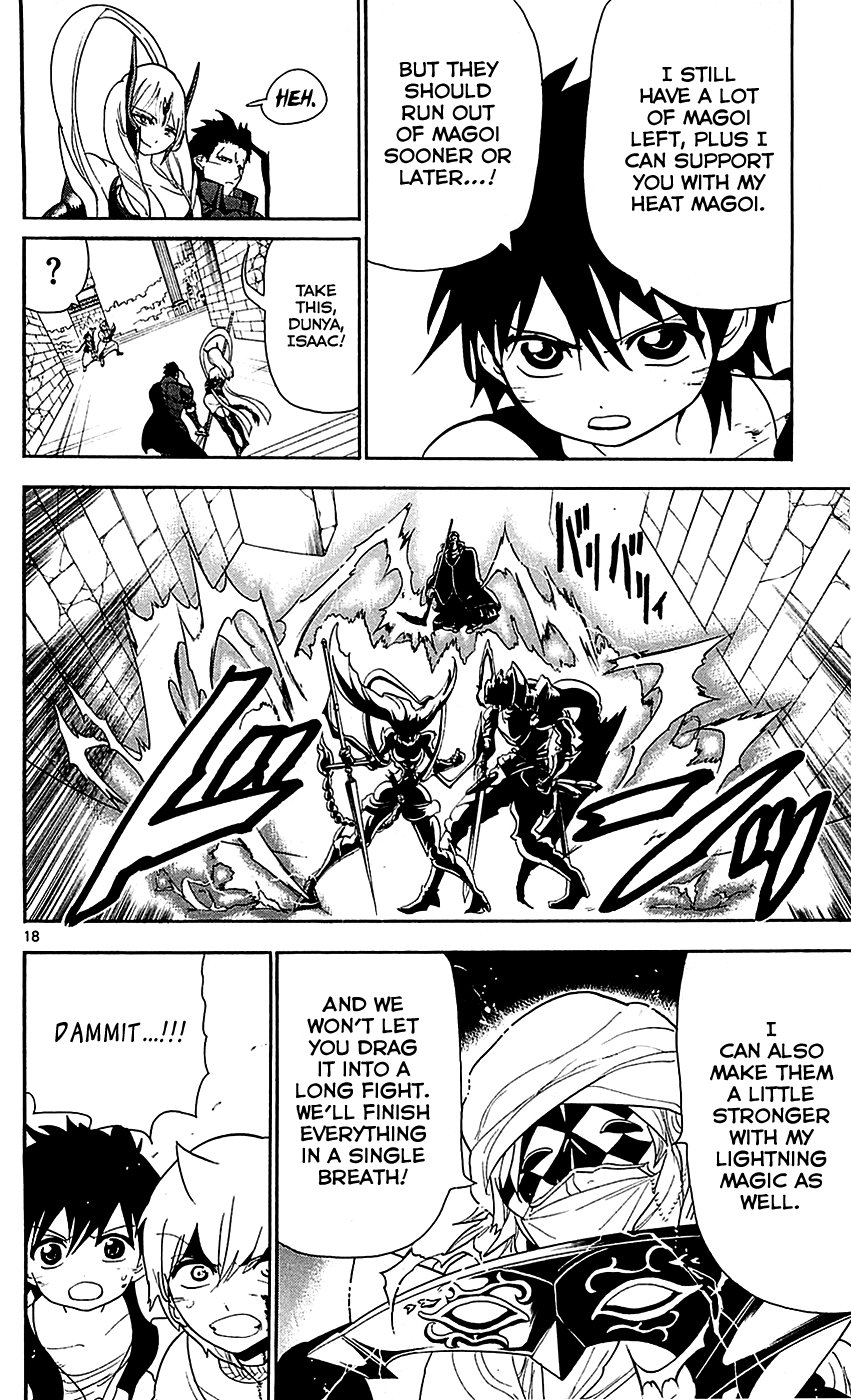 Magi - Labyrinth of Magic Chapter 101 page 19 - Chapter 101: Dark Djinn Equip