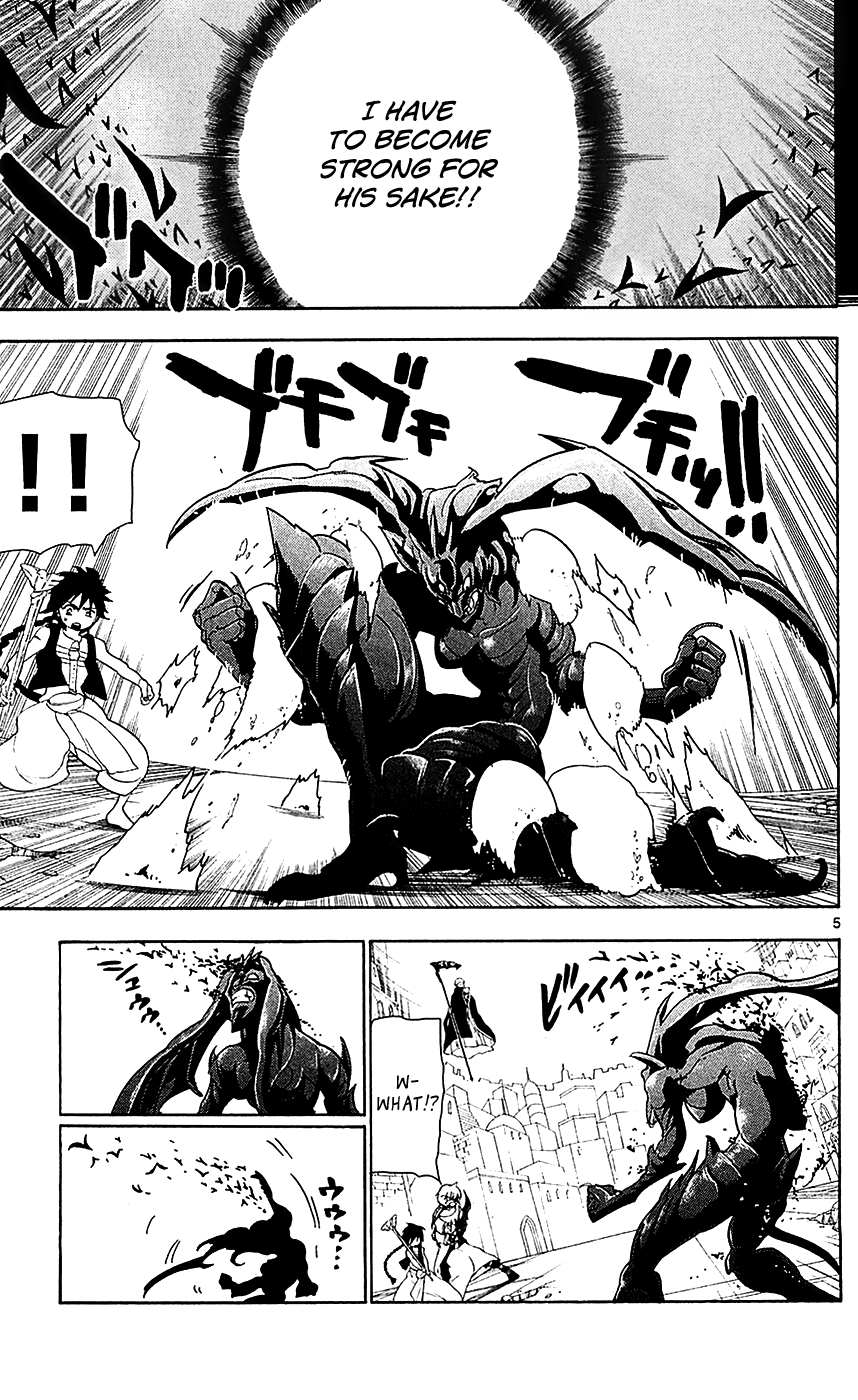 Magi - Labyrinth of Magic Chapter 101 page 6 - Chapter 101: Dark Djinn Equip