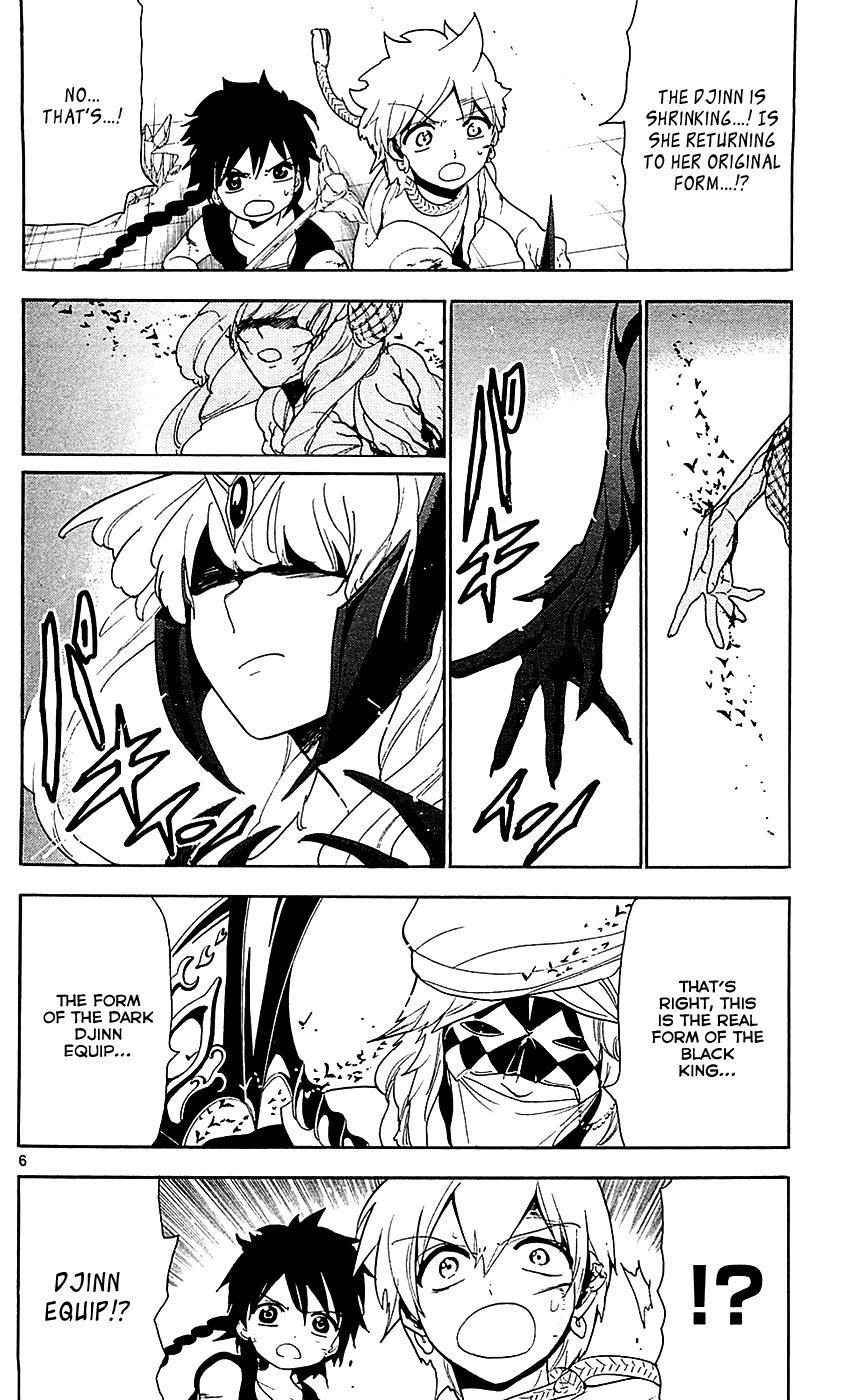 Magi - Labyrinth of Magic Chapter 101 page 7 - Chapter 101: Dark Djinn Equip