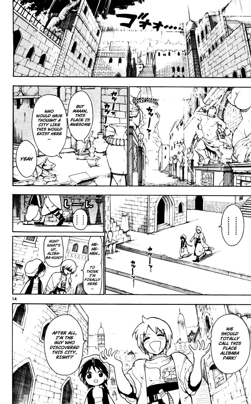 Magi - Labyrinth of Magic Chapter 11 page 14 - Chapter 11: Necropolis