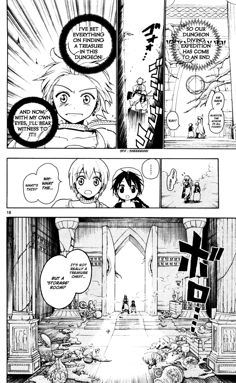 Magi - Labyrinth of Magic Chapter 11 page 18 - Chapter 11: Necropolis