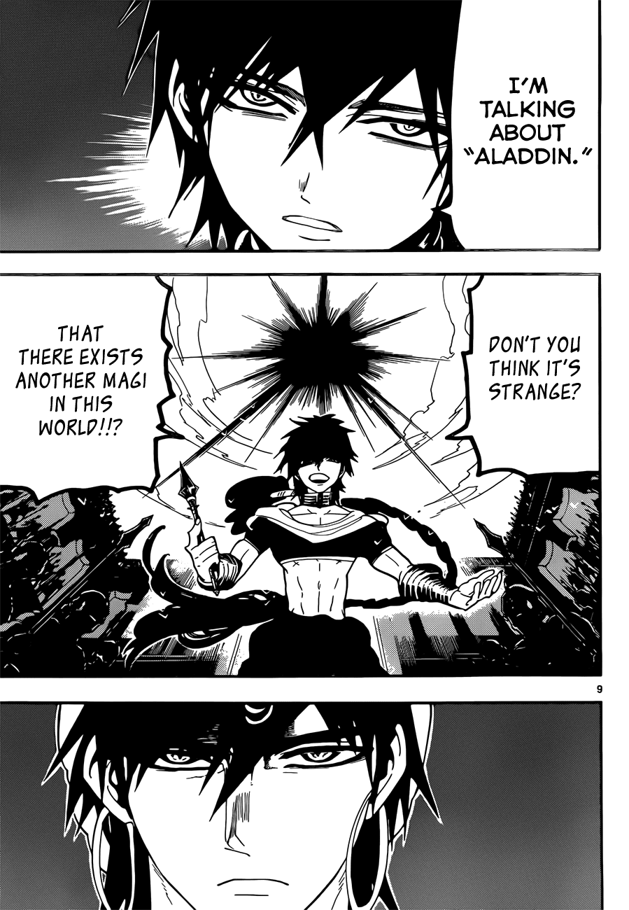 Magi - Labyrinth of Magic Chapter 110 page 10 - Chapter 110: The Fourth Magi