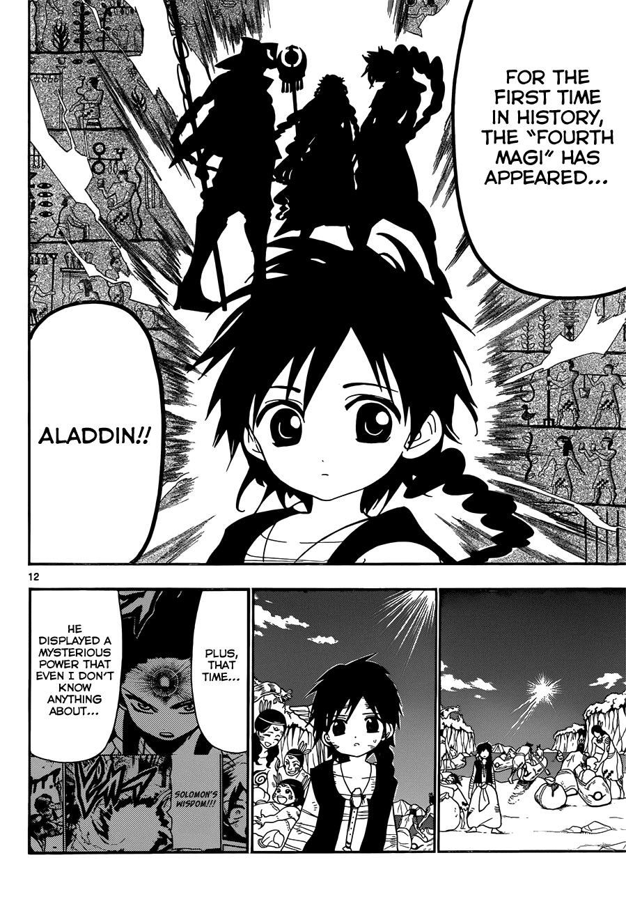 Magi - Labyrinth of Magic Chapter 110 page 13 - Chapter 110: The Fourth Magi