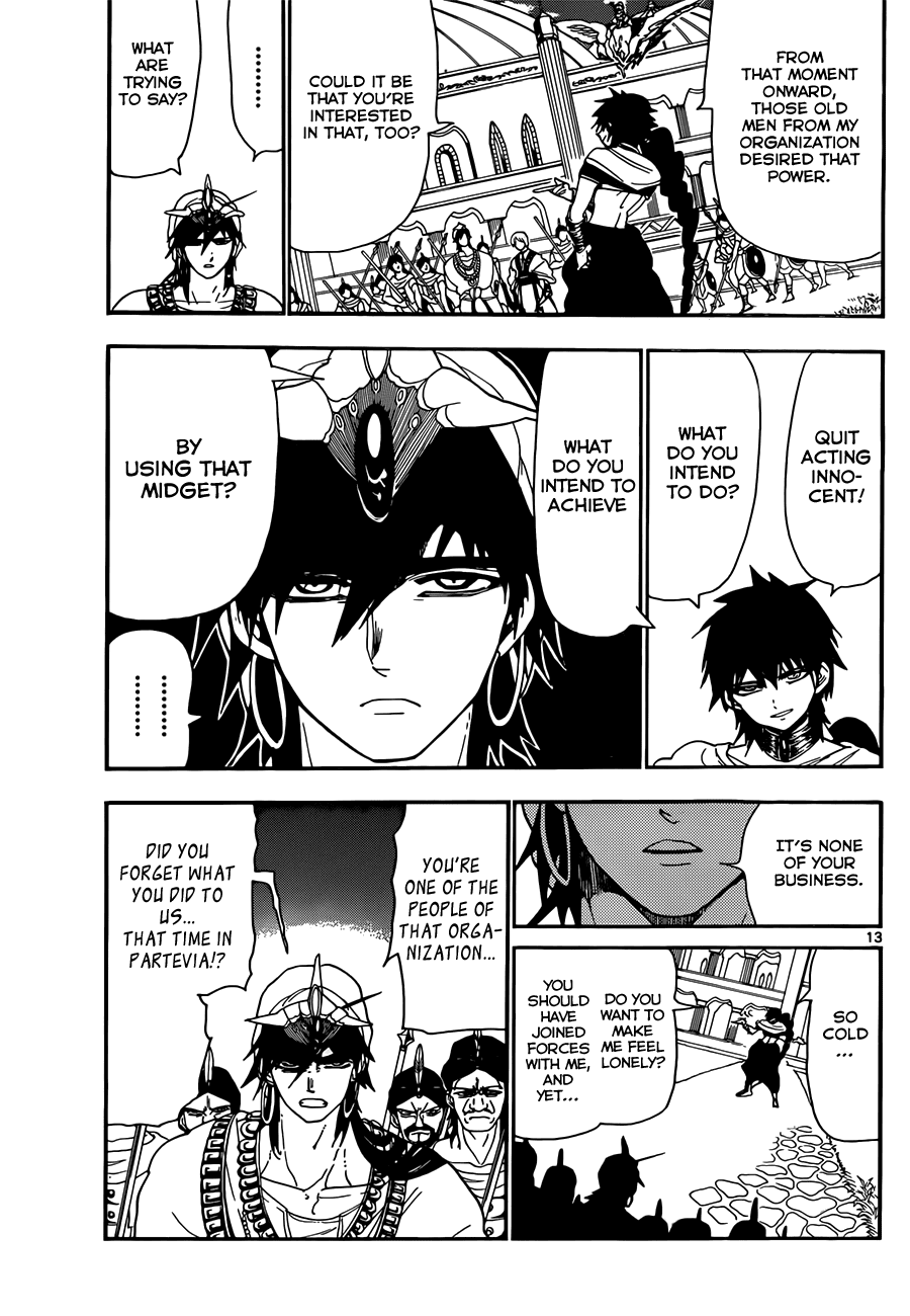 Magi - Labyrinth of Magic Chapter 110 page 14 - Chapter 110: The Fourth Magi
