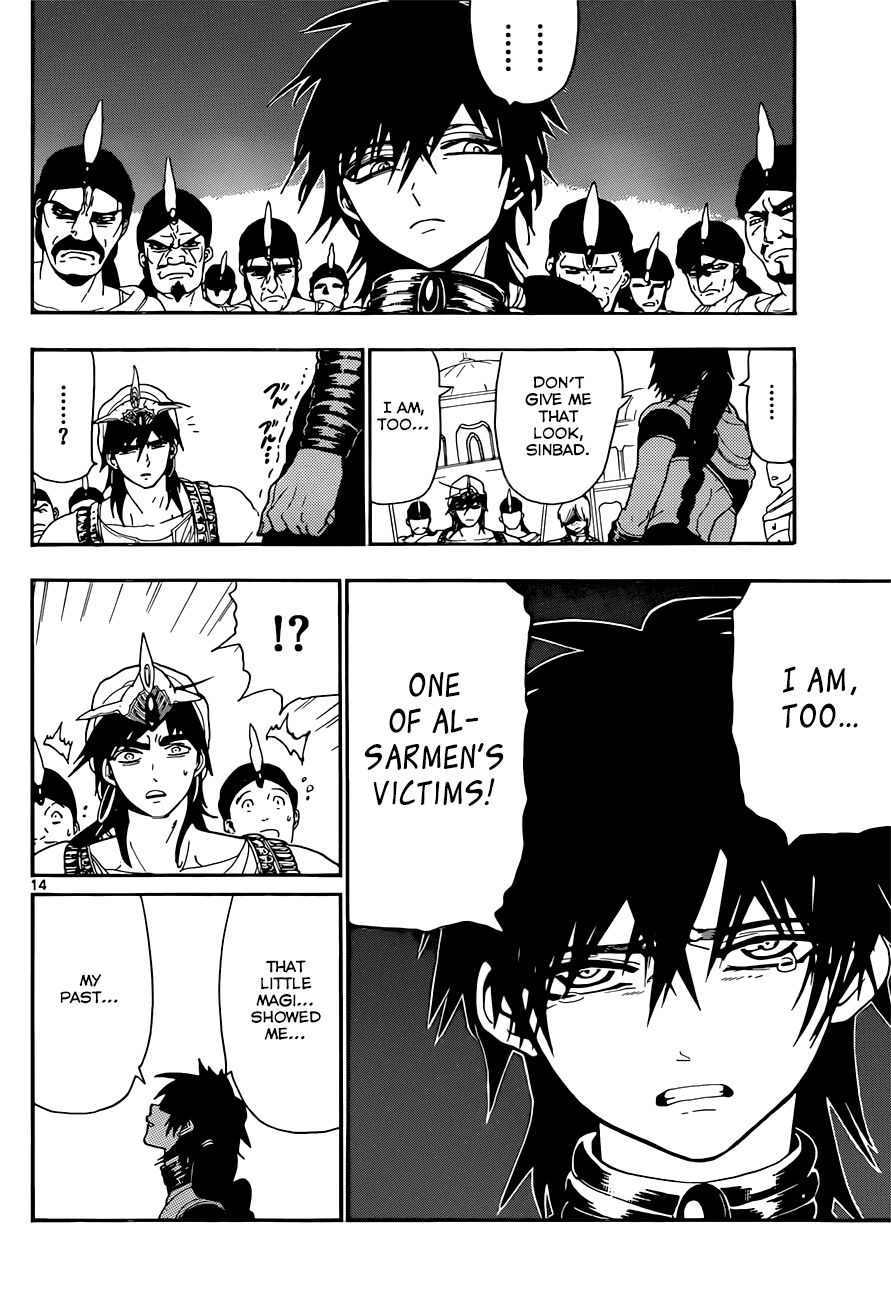Magi - Labyrinth of Magic Chapter 110 page 15 - Chapter 110: The Fourth Magi
