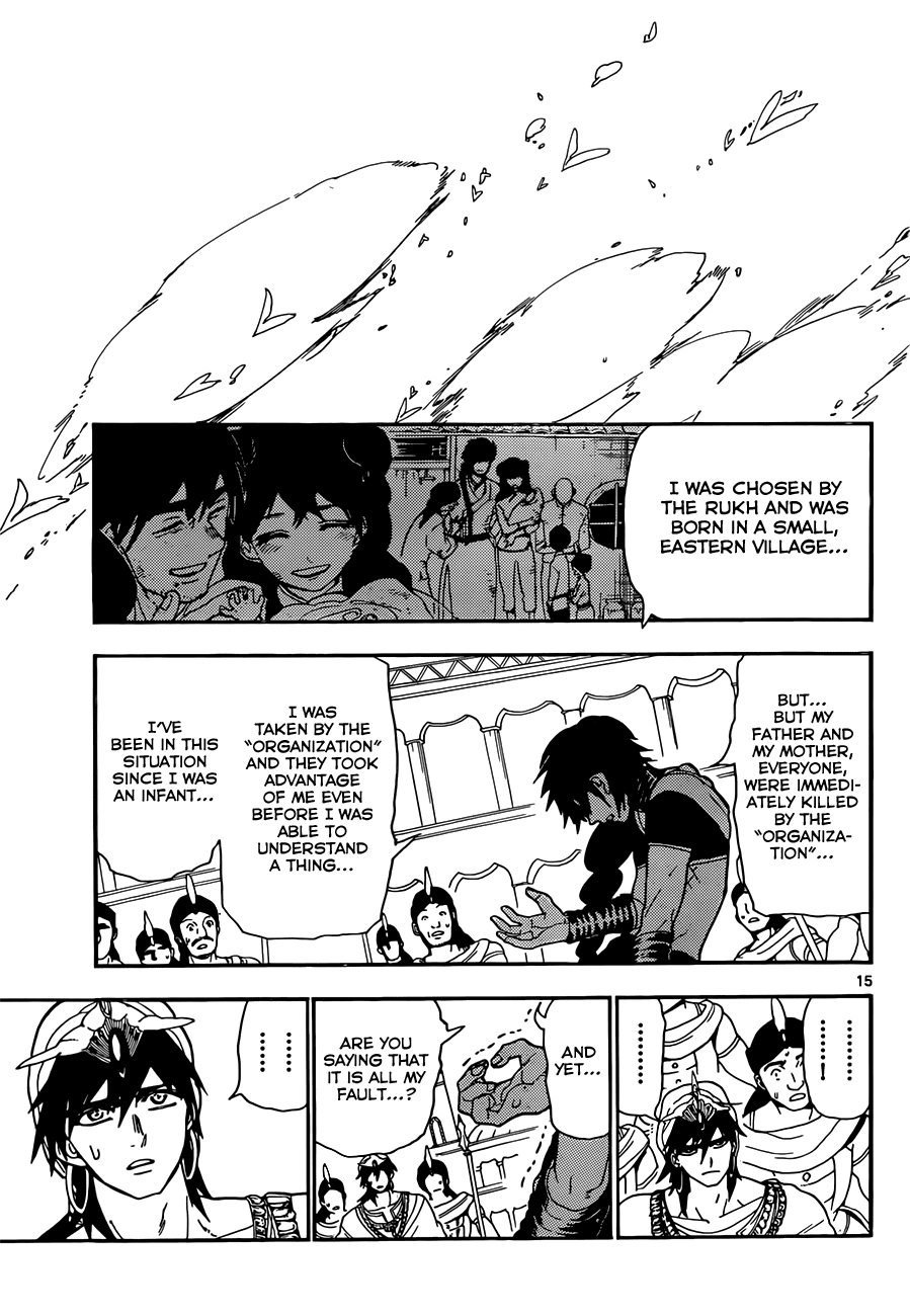 Magi - Labyrinth of Magic Chapter 110 page 16 - Chapter 110: The Fourth Magi