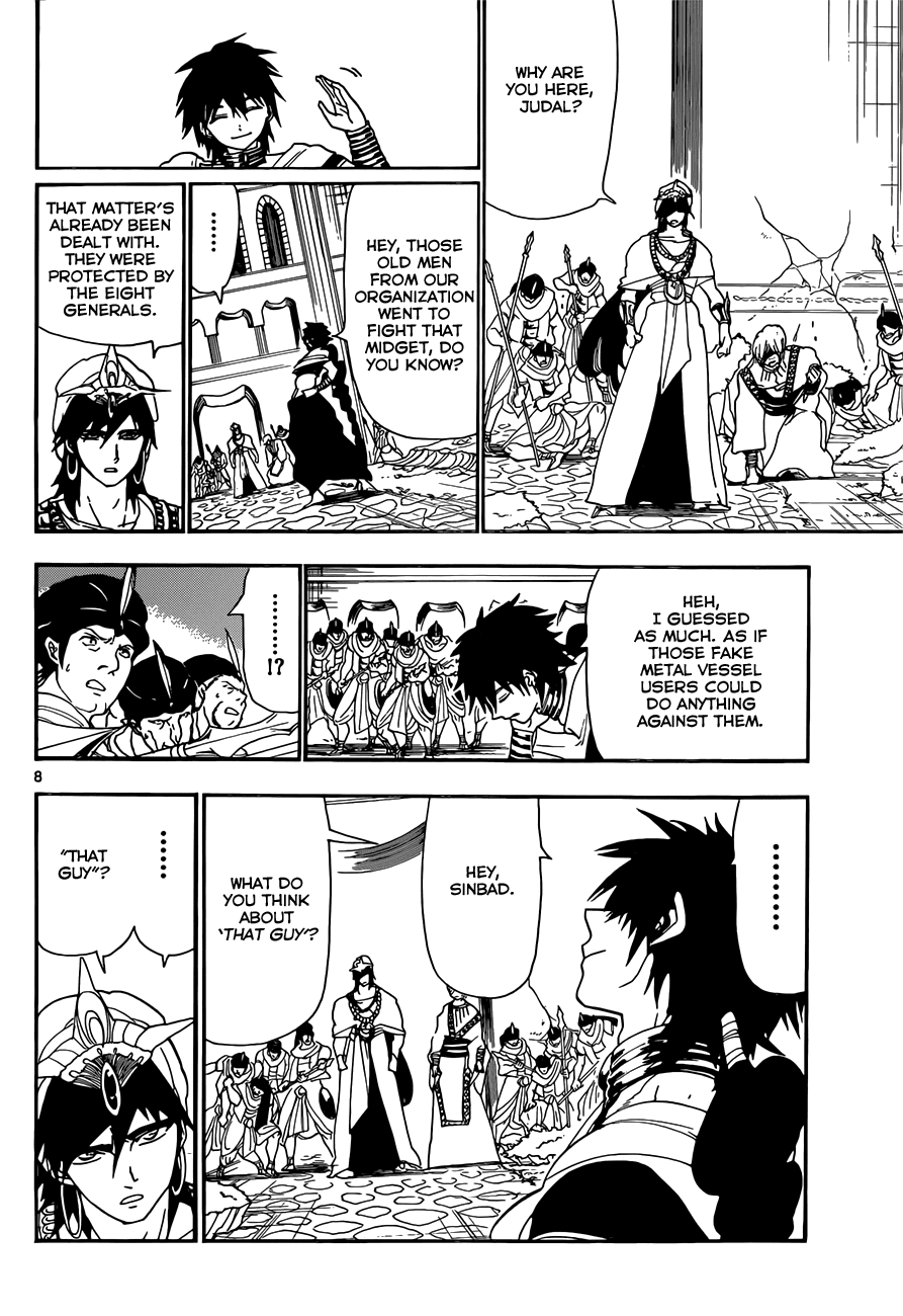 Magi - Labyrinth of Magic Chapter 110 page 9 - Chapter 110: The Fourth Magi