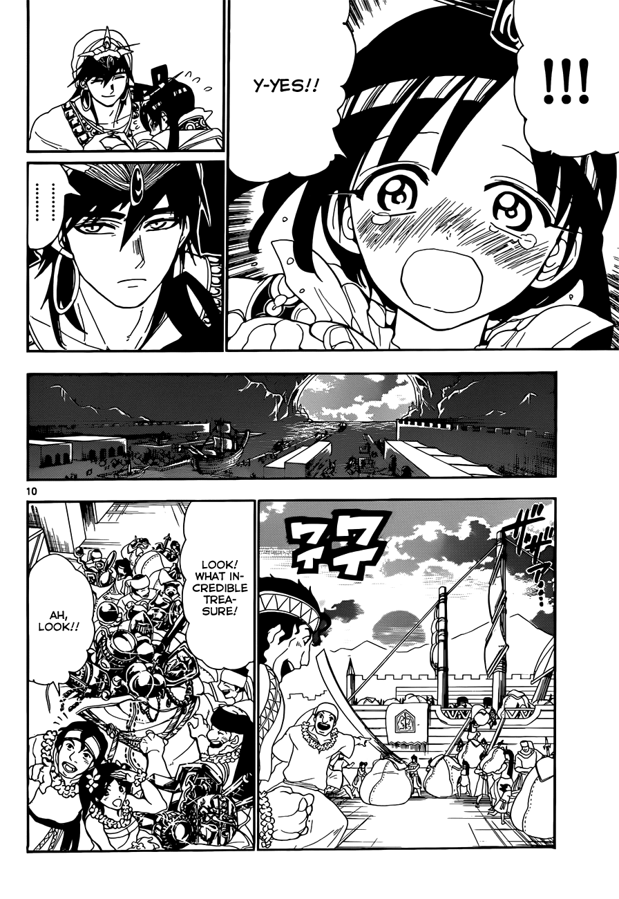 Magi - Labyrinth of Magic Chapter 111 page 12 - Chapter 111: Dungeon Conqueror's Banquet