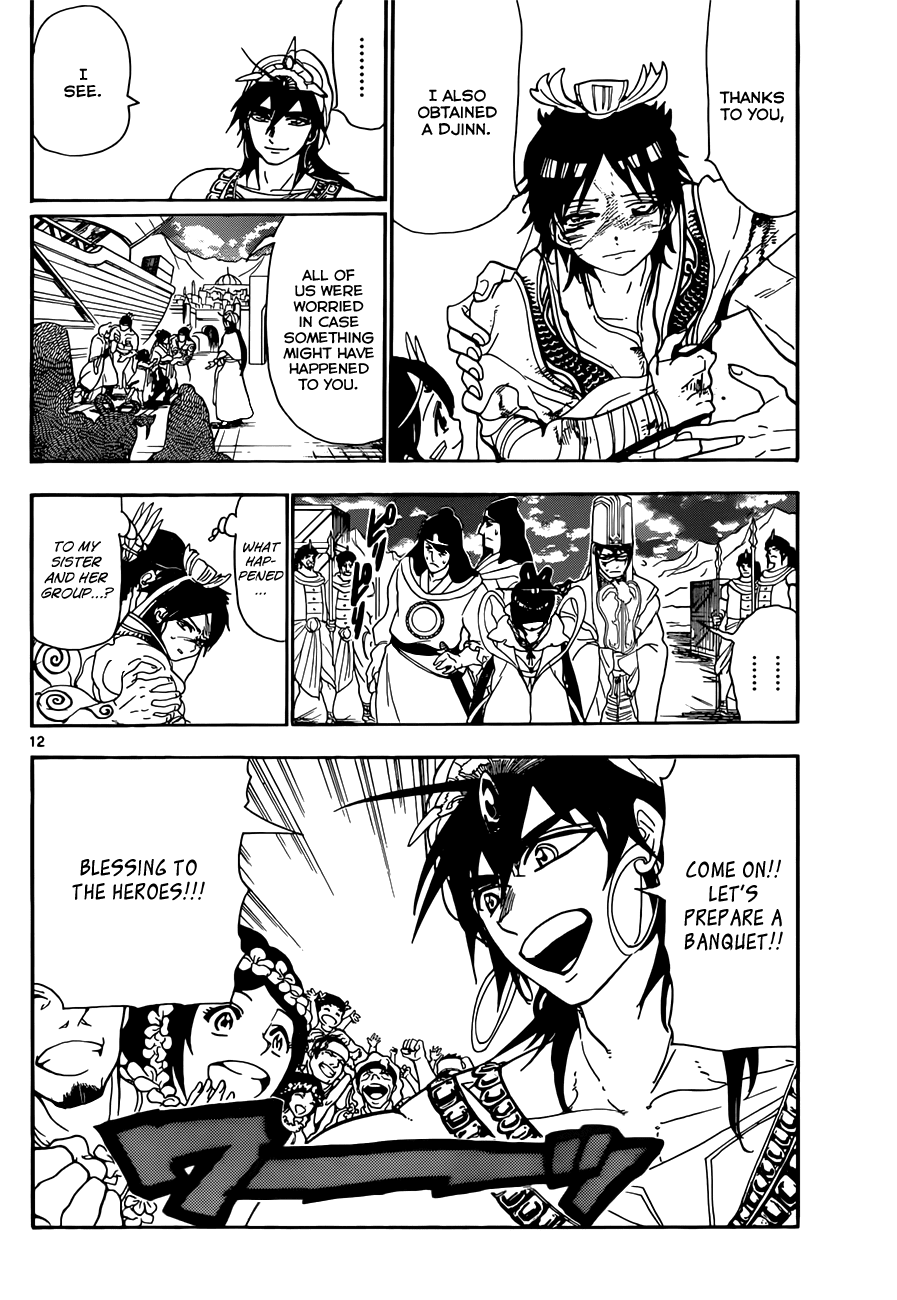 Magi - Labyrinth of Magic Chapter 111 page 14 - Chapter 111: Dungeon Conqueror's Banquet