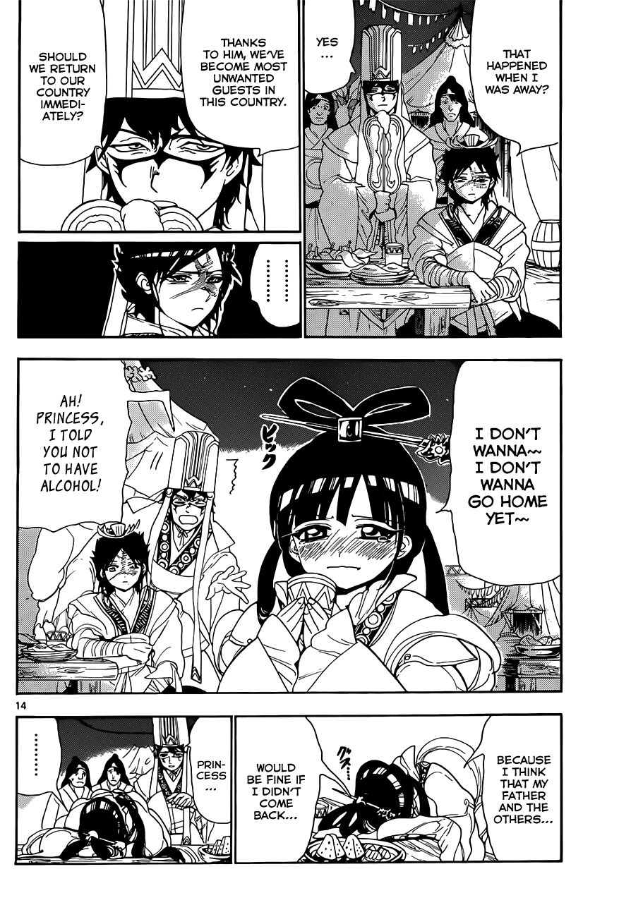 Magi - Labyrinth of Magic Chapter 111 page 16 - Chapter 111: Dungeon Conqueror's Banquet