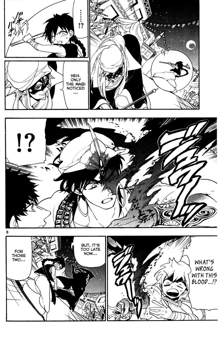 Magi - Labyrinth of Magic Chapter 113 page 8 - Chapter 113: Curse