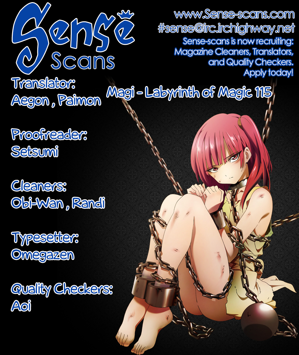 Magi - Labyrinth of Magic Chapter 115 page 1 - Chapter 115: Inside Alibaba