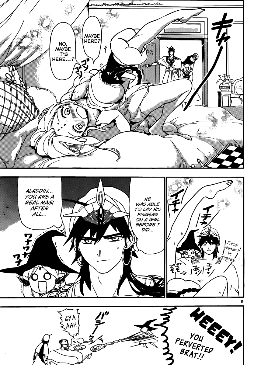 Magi - Labyrinth of Magic Chapter 117 page 10 - Chapter 117: The Premonition of a New Journey