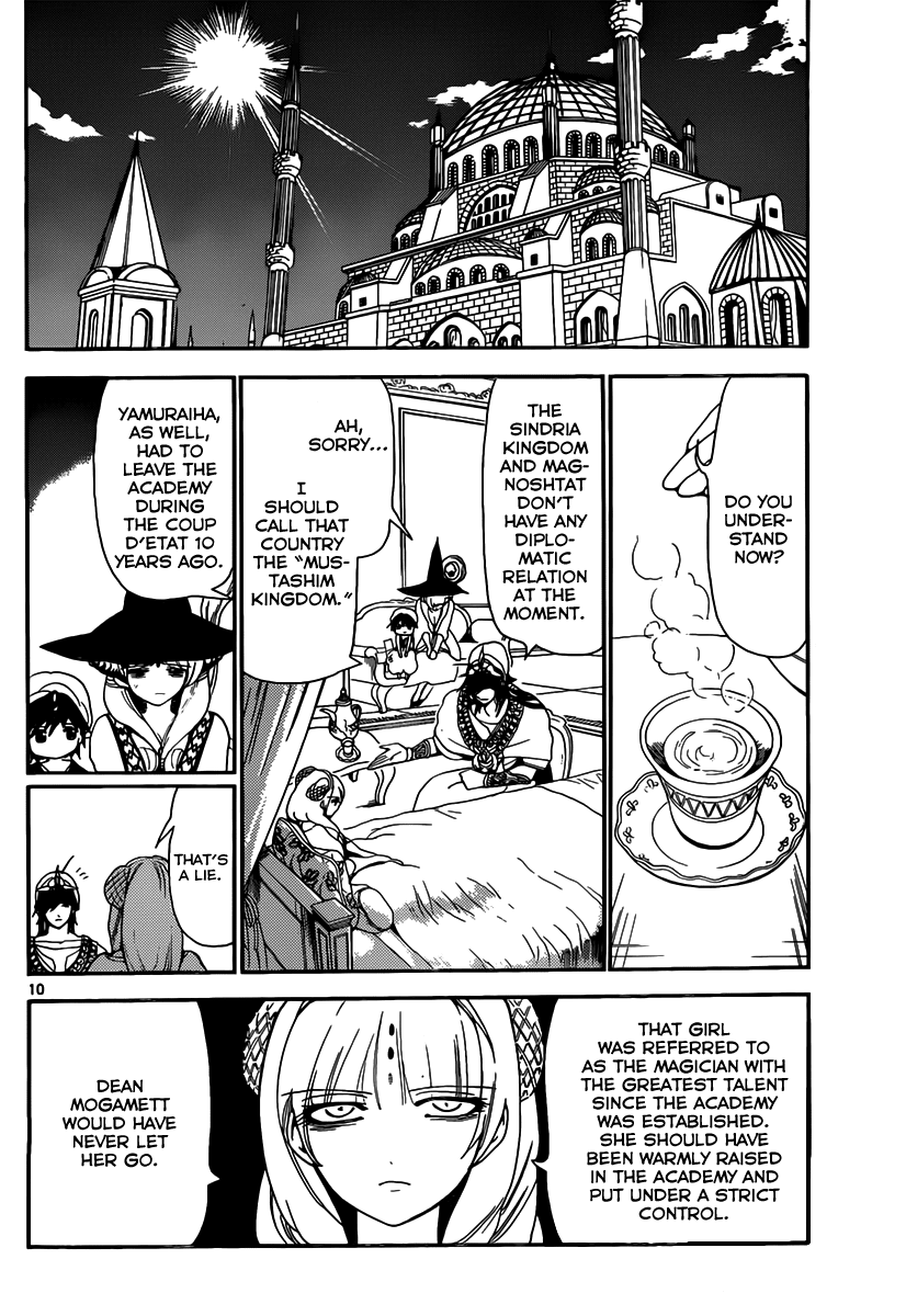 Magi - Labyrinth of Magic Chapter 117 page 11 - Chapter 117: The Premonition of a New Journey
