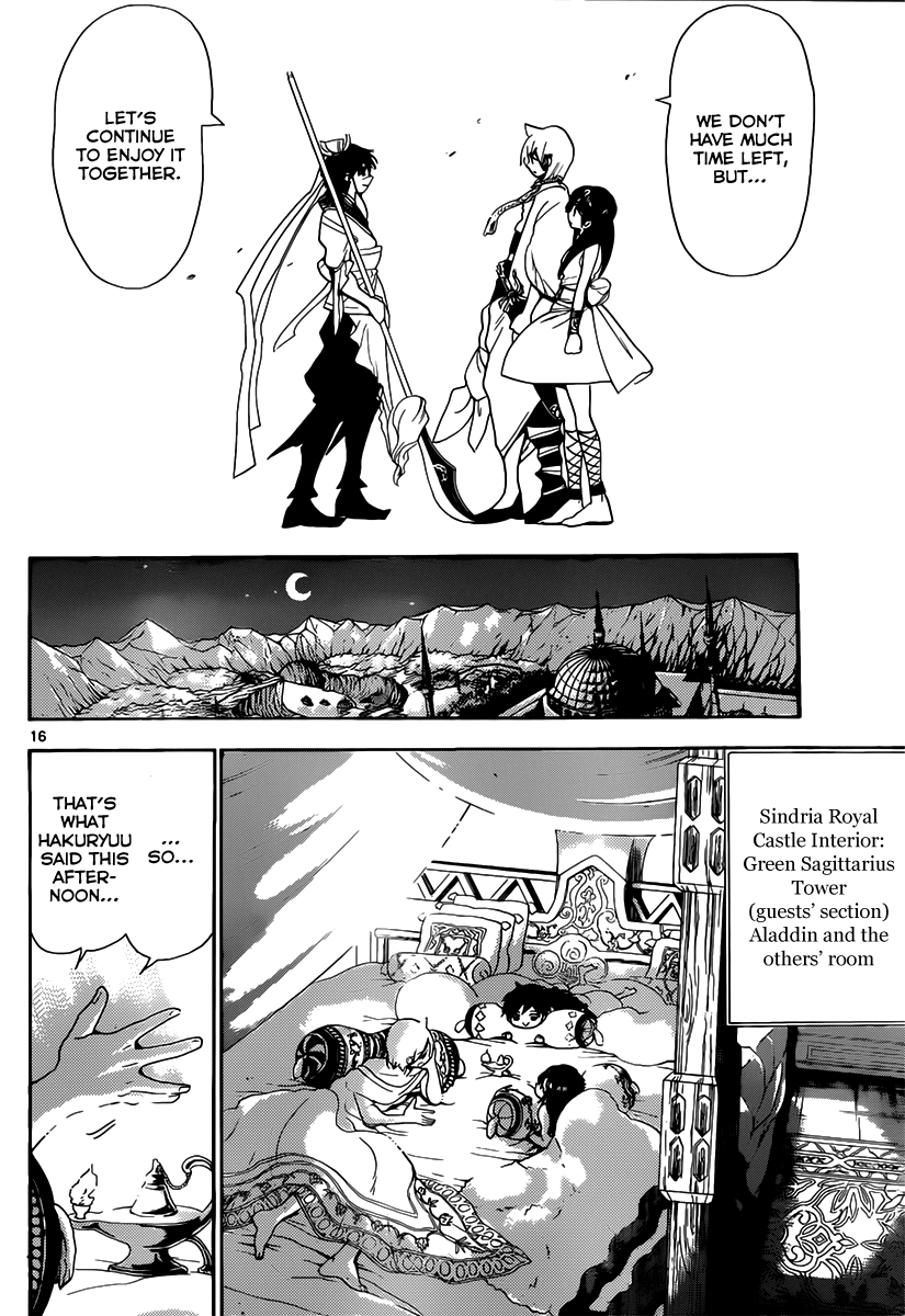 Magi - Labyrinth of Magic Chapter 117 page 17 - Chapter 117: The Premonition of a New Journey