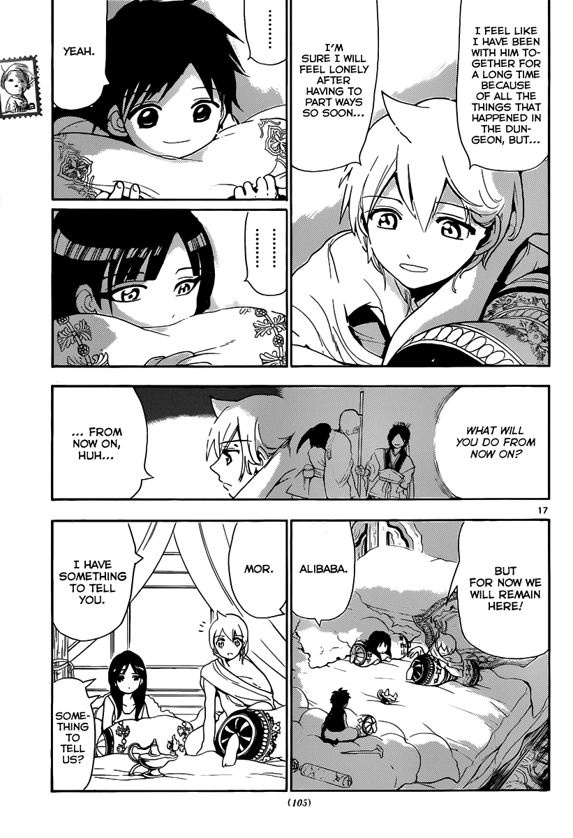 Magi - Labyrinth of Magic Chapter 117 page 18 - Chapter 117: The Premonition of a New Journey