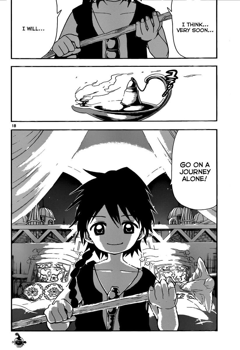 Magi - Labyrinth of Magic Chapter 117 page 19 - Chapter 117: The Premonition of a New Journey