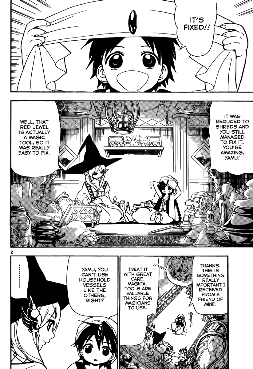 Magi - Labyrinth of Magic Chapter 117 page 3 - Chapter 117: The Premonition of a New Journey
