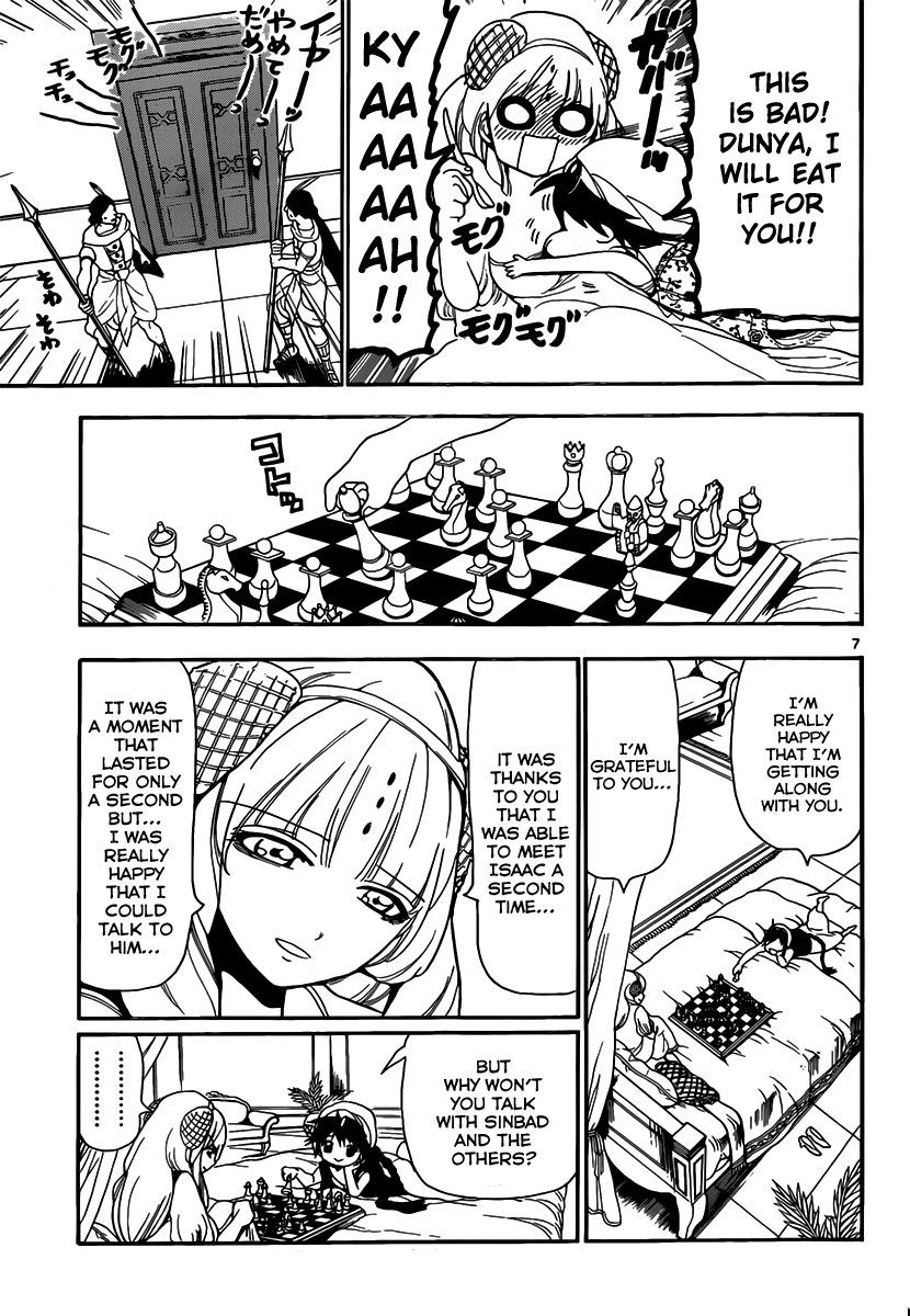 Magi - Labyrinth of Magic Chapter 117 page 8 - Chapter 117: The Premonition of a New Journey