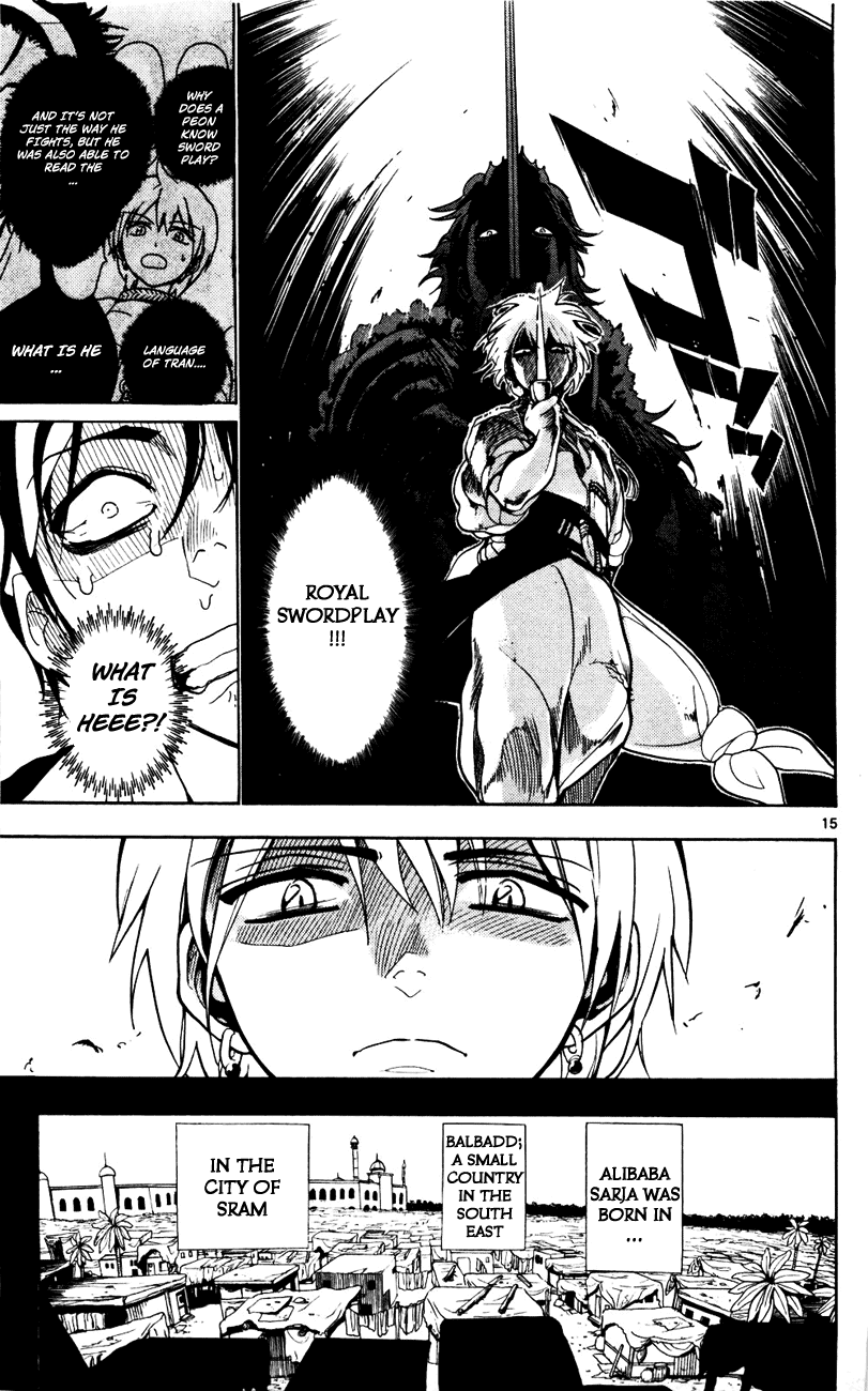 Magi - Labyrinth of Magic Chapter 12 page 16 - Chapter 12: Place That Strains Life