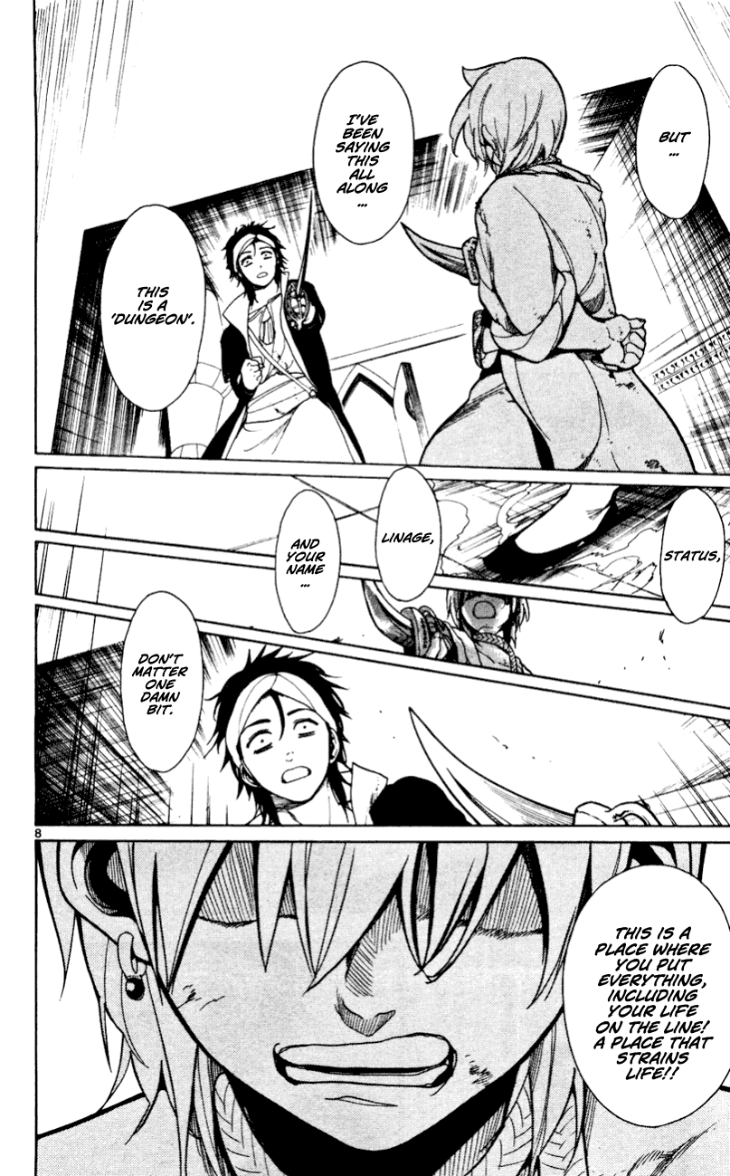 Magi - Labyrinth of Magic Chapter 12 page 9 - Chapter 12: Place That Strains Life