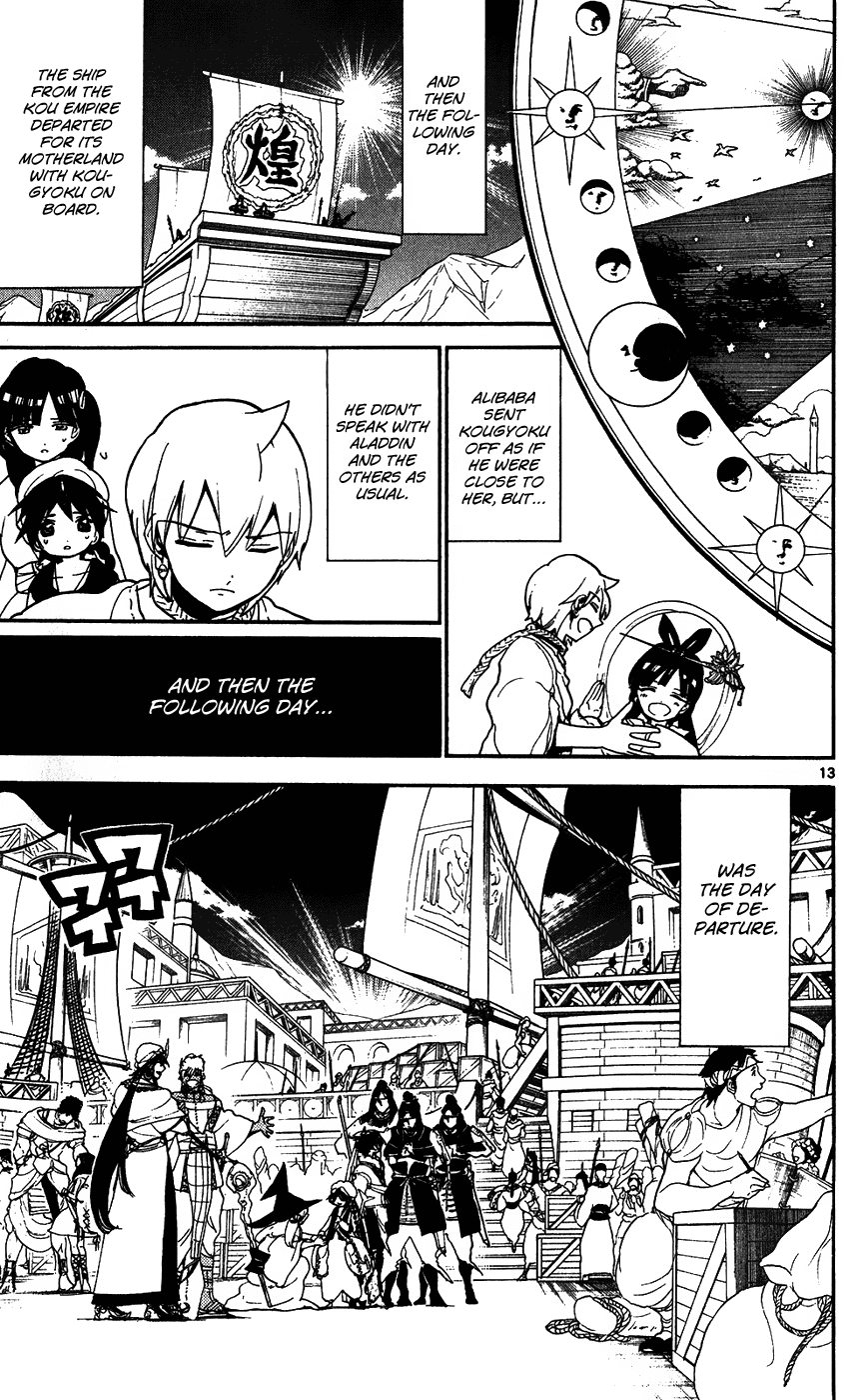 Magi - Labyrinth of Magic Chapter 121 page 14 - Chapter 121: Departure