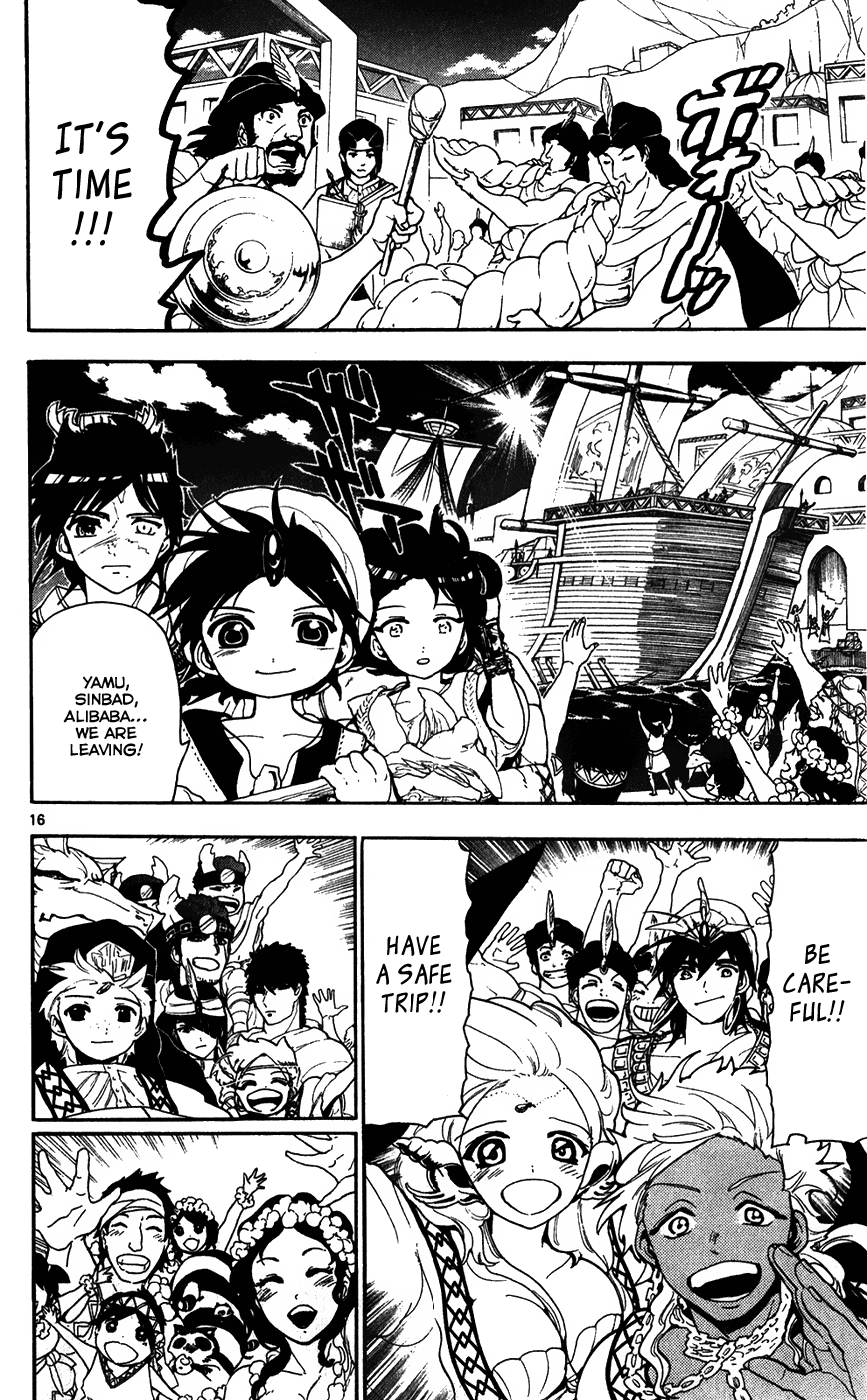 Magi - Labyrinth of Magic Chapter 121 page 17 - Chapter 121: Departure