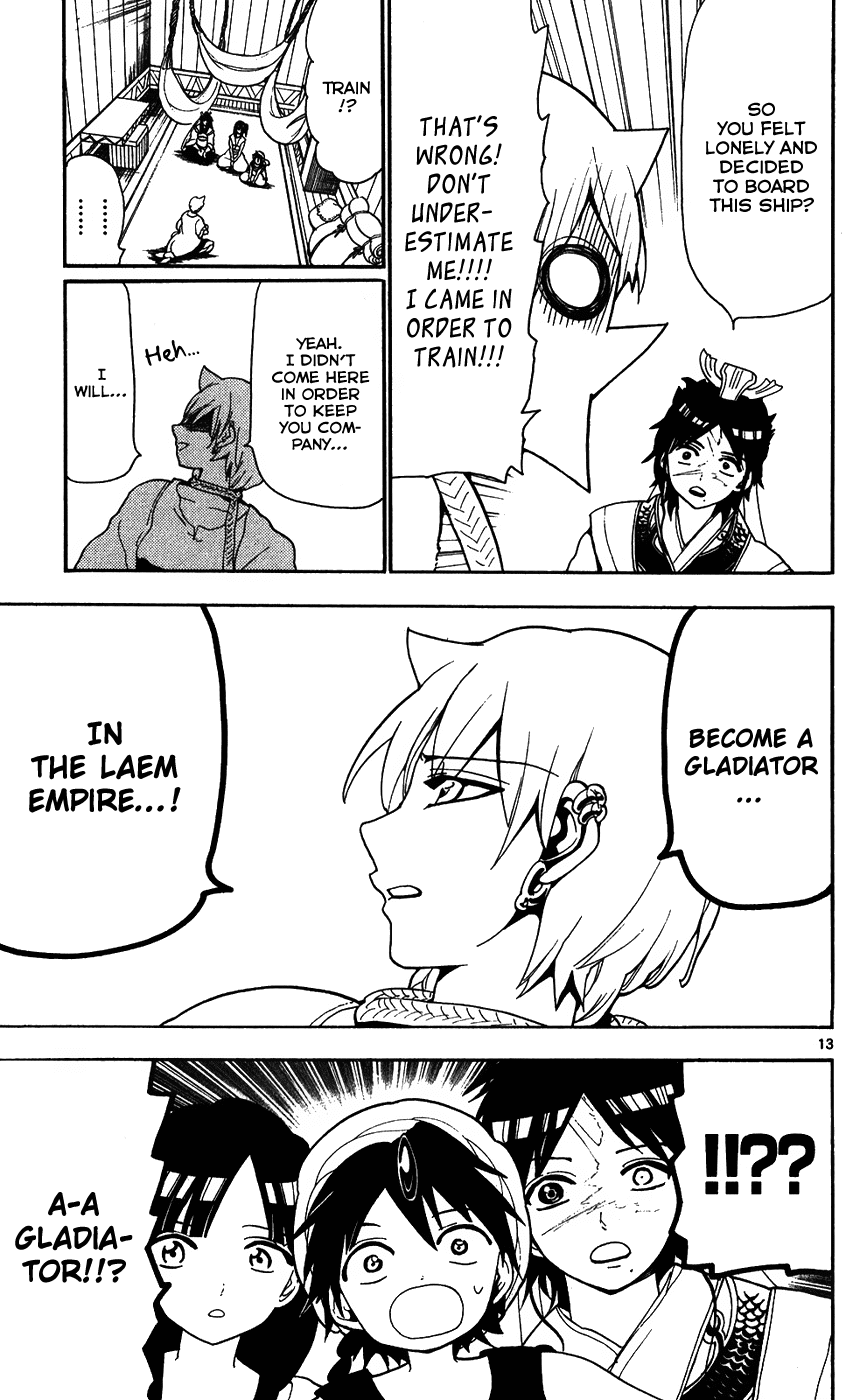 Magi - Labyrinth of Magic Chapter 122 page 15 - Chapter 122: The Journey By Boat