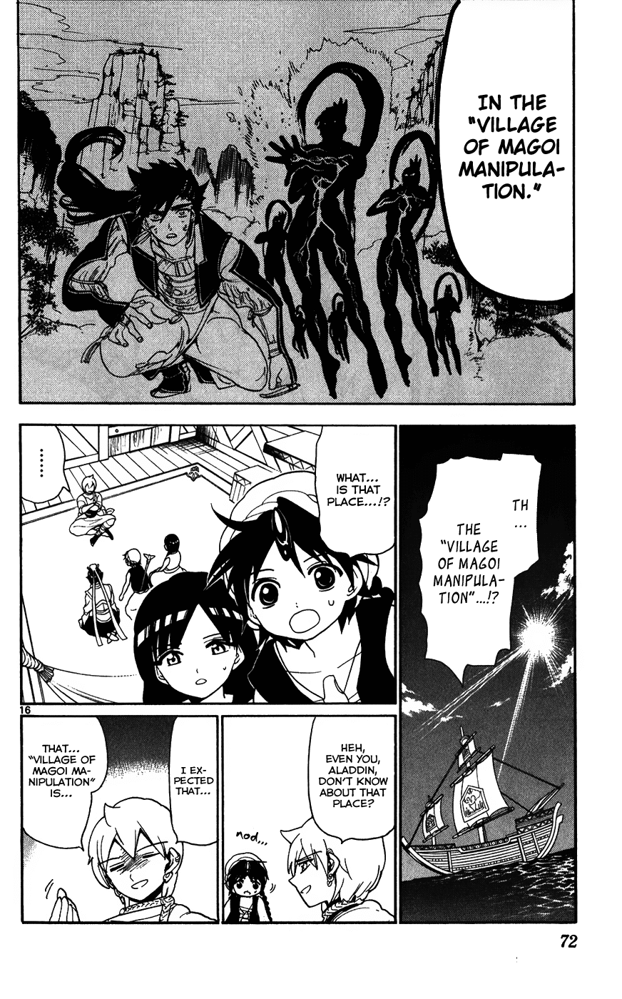 Magi - Labyrinth of Magic Chapter 122 page 18 - Chapter 122: The Journey By Boat