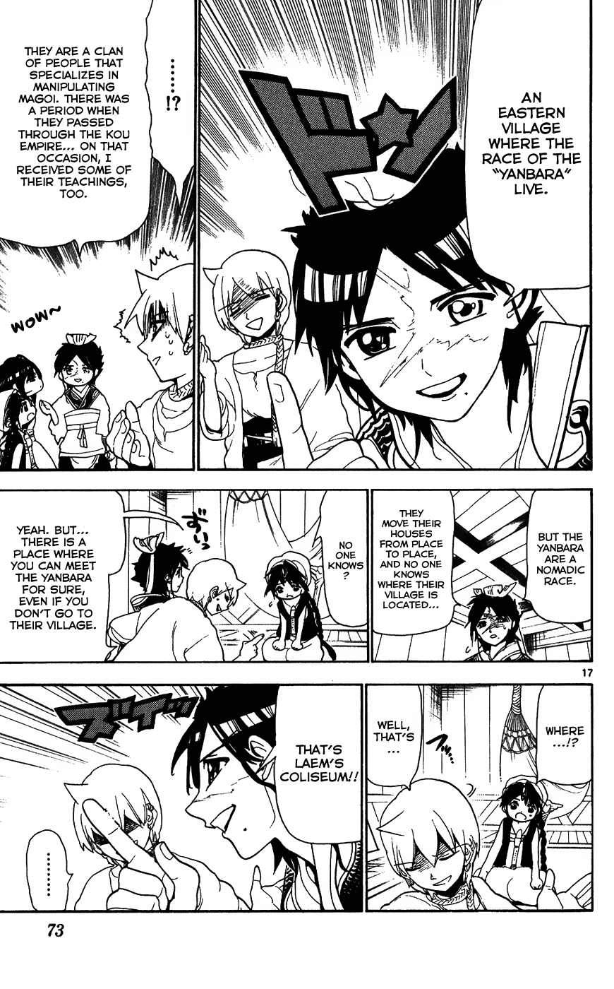 Magi - Labyrinth of Magic Chapter 122 page 19 - Chapter 122: The Journey By Boat