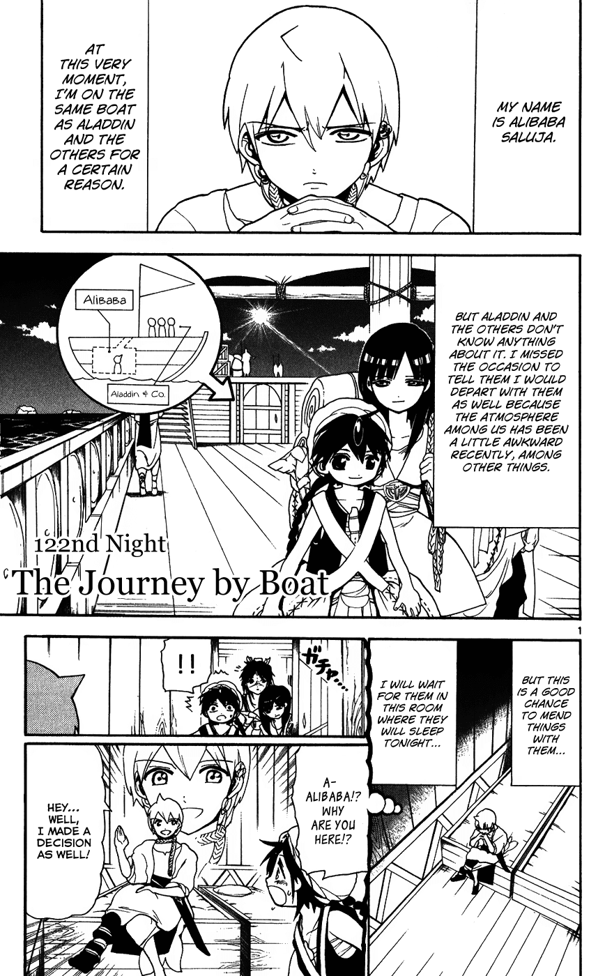 Magi - Labyrinth of Magic Chapter 122 page 3 - Chapter 122: The Journey By Boat
