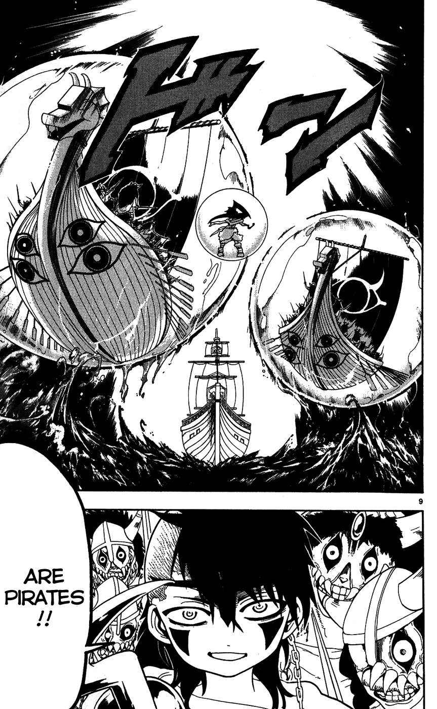 Magi - Labyrinth of Magic Chapter 123 page 11 - Chapter 123: Pirates