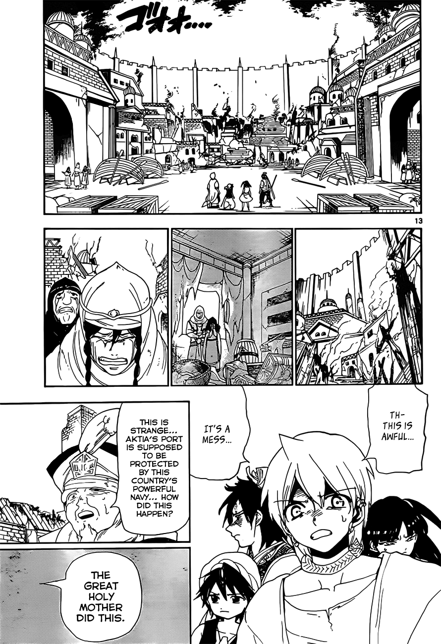 Magi - Labyrinth of Magic Chapter 124 page 15 - Chapter 124: Zagan's Activation