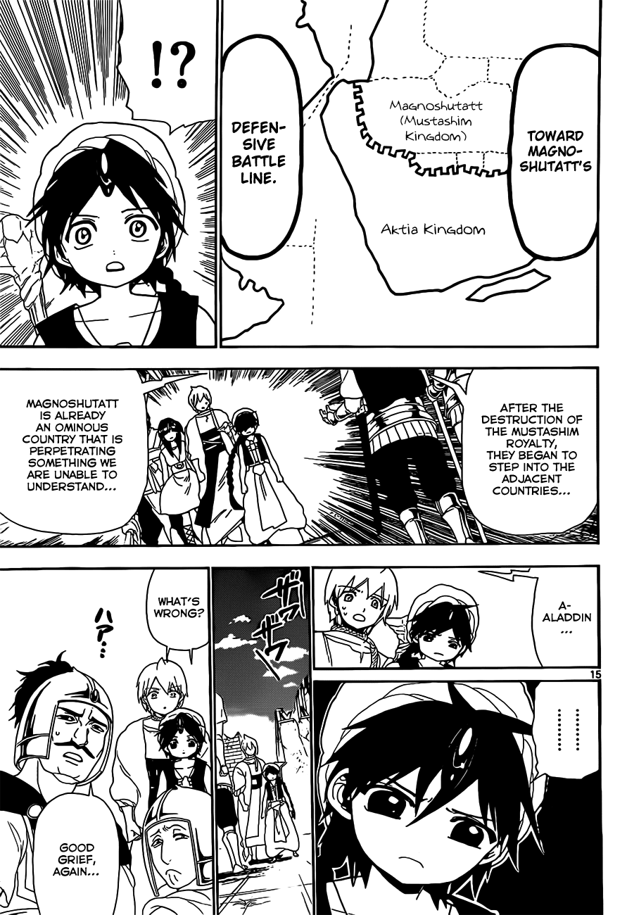 Magi - Labyrinth of Magic Chapter 124 page 17 - Chapter 124: Zagan's Activation