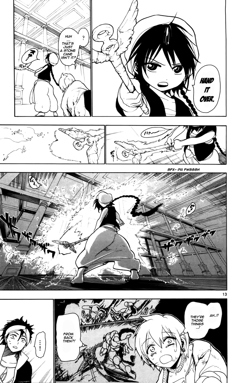 Magi - Labyrinth of Magic Chapter 13 page 14 - Chapter 13: Magician of World Creation