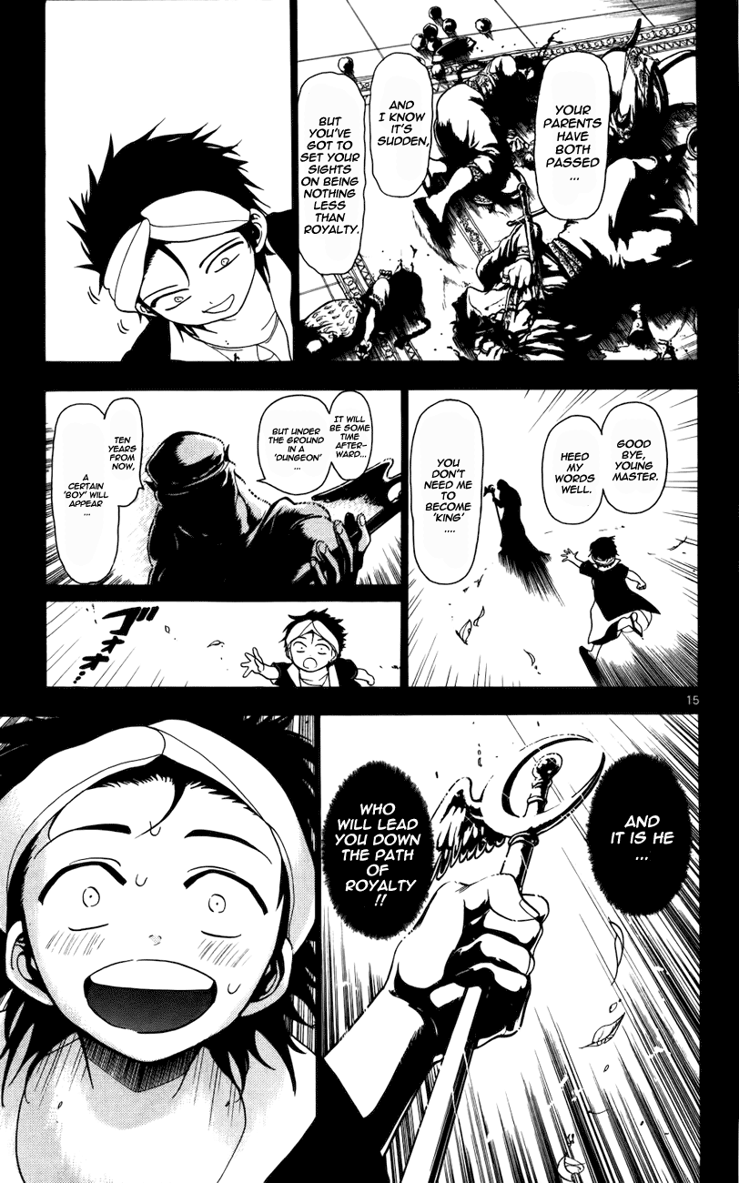 Magi - Labyrinth of Magic Chapter 13 page 16 - Chapter 13: Magician of World Creation